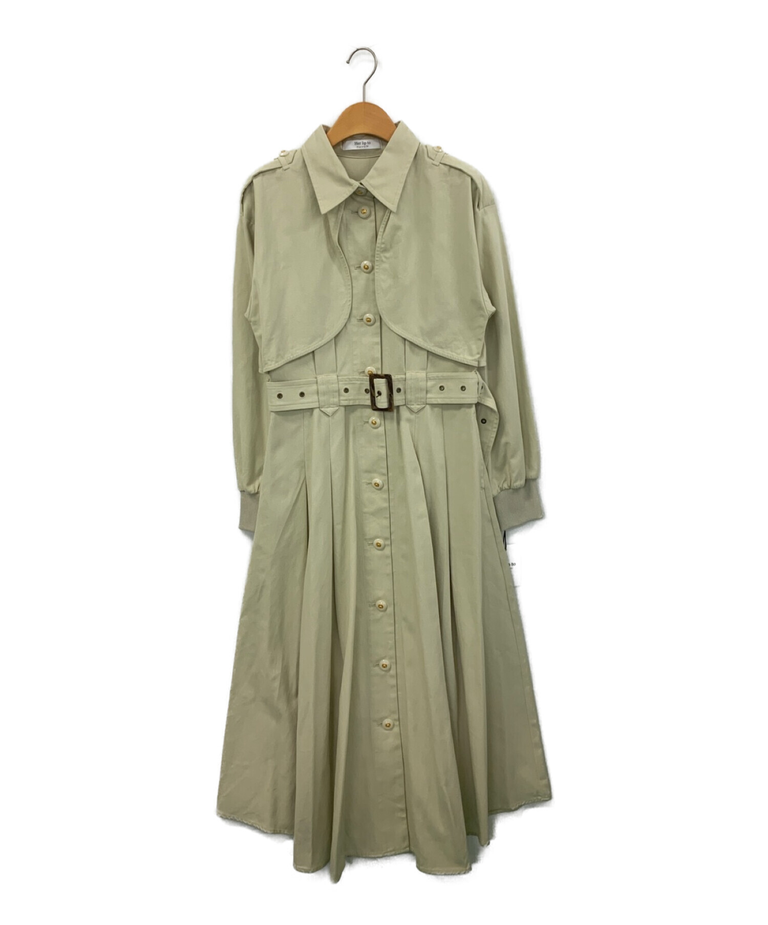 中古・古着通販】Her lip to (ハーリップトゥ) Spring Dress Coat 