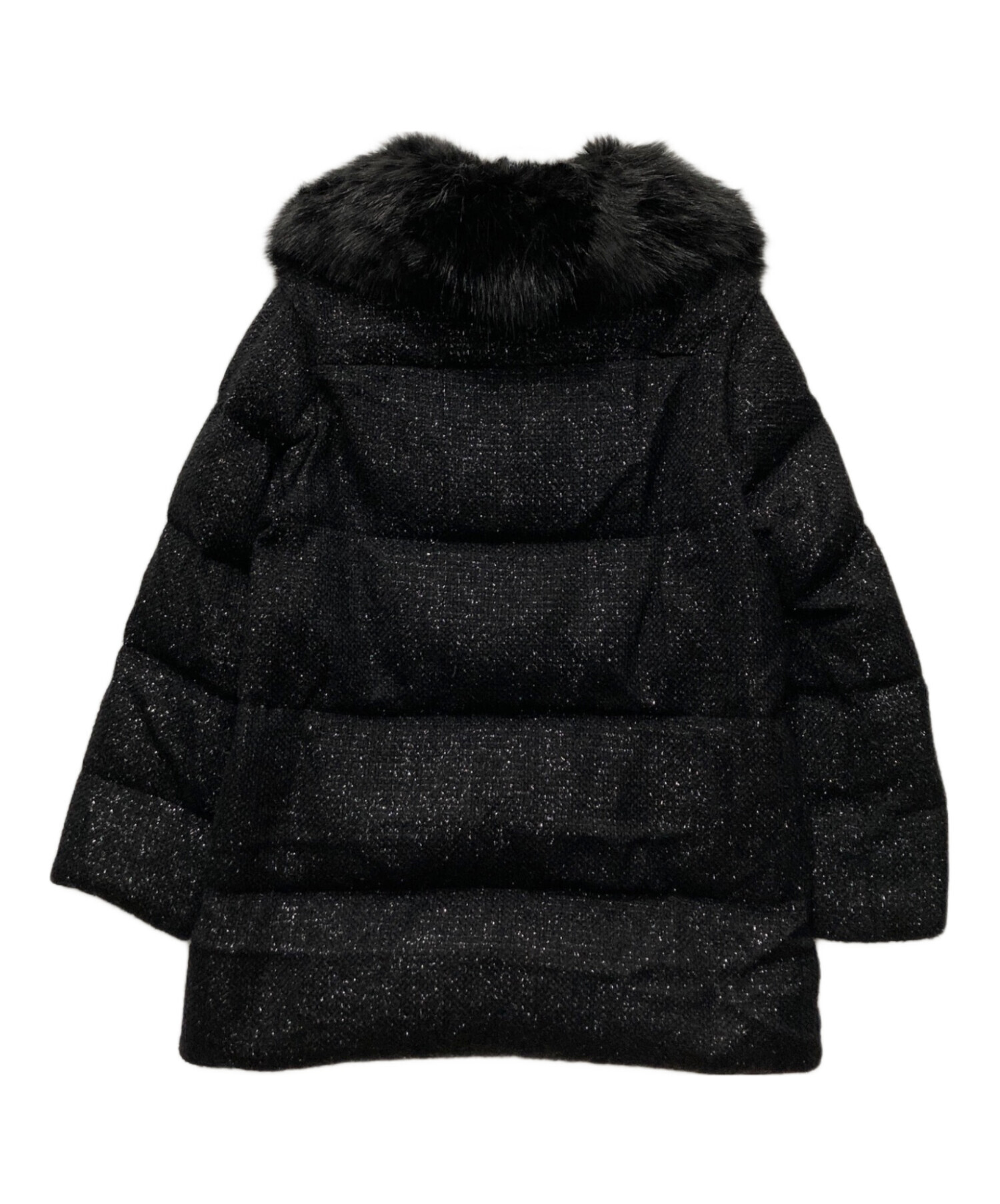 中古・古着通販】MONCLER (モンクレール) ダウンコート ブラック 