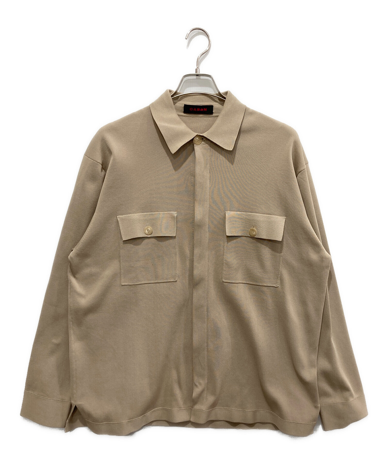 中古・古着通販】CABAN (キャバン) 長袖シャツ ベージュ サイズ 