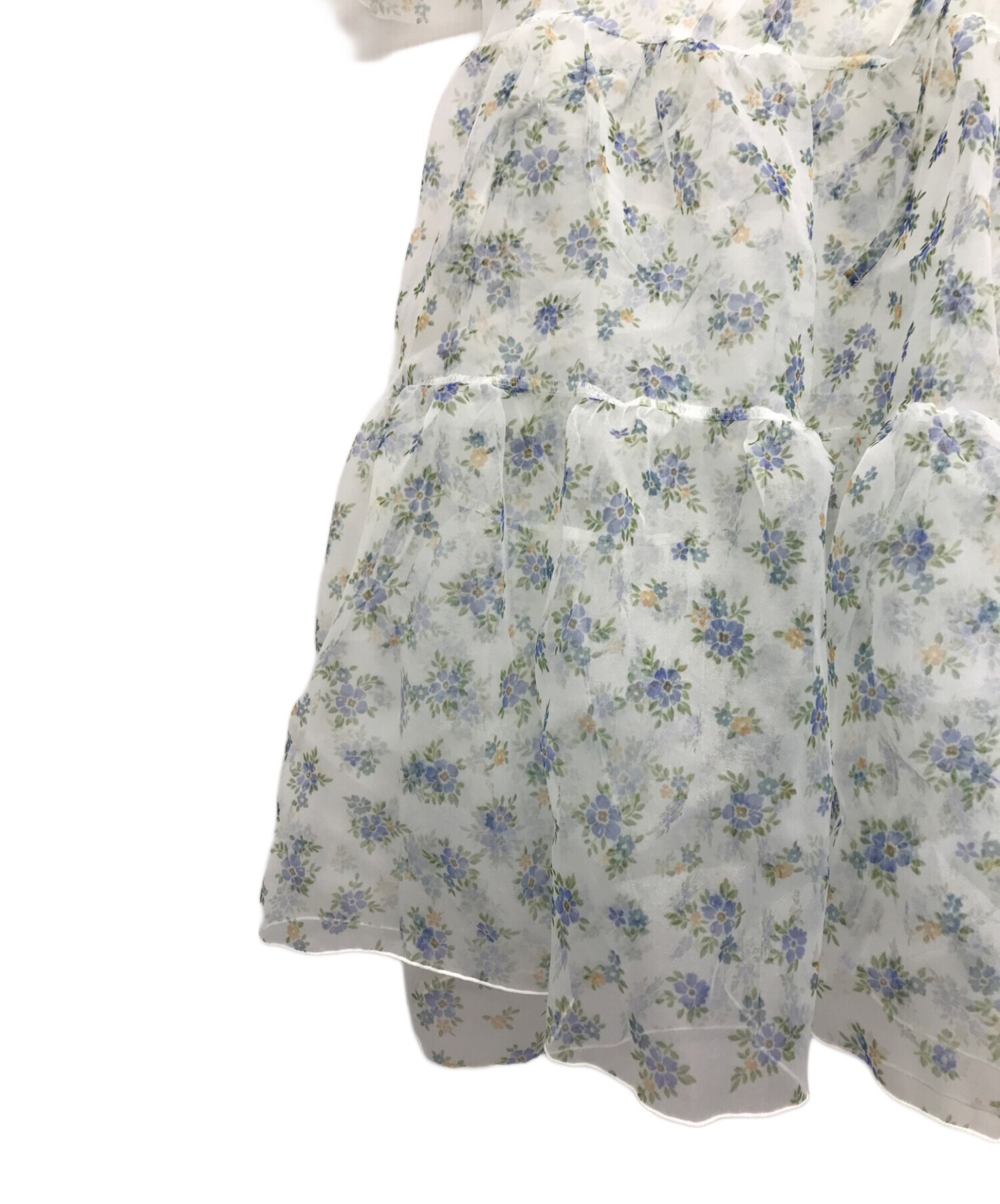 中古・古着通販】POPPY (ポピー) フラワーラップティアードチュニック 
