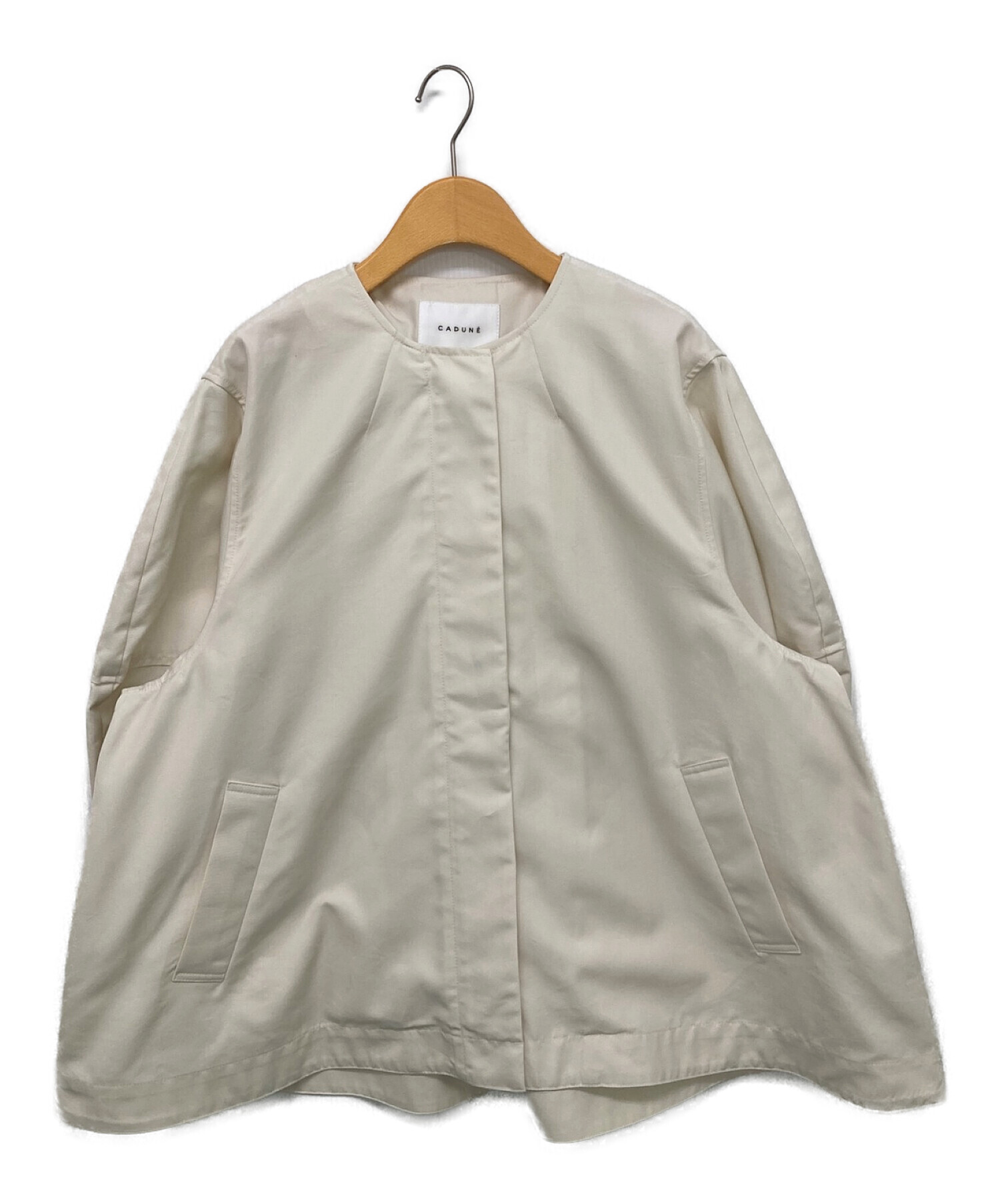CADUNÉ たかい フリースジャケット 38（M）クリーム色