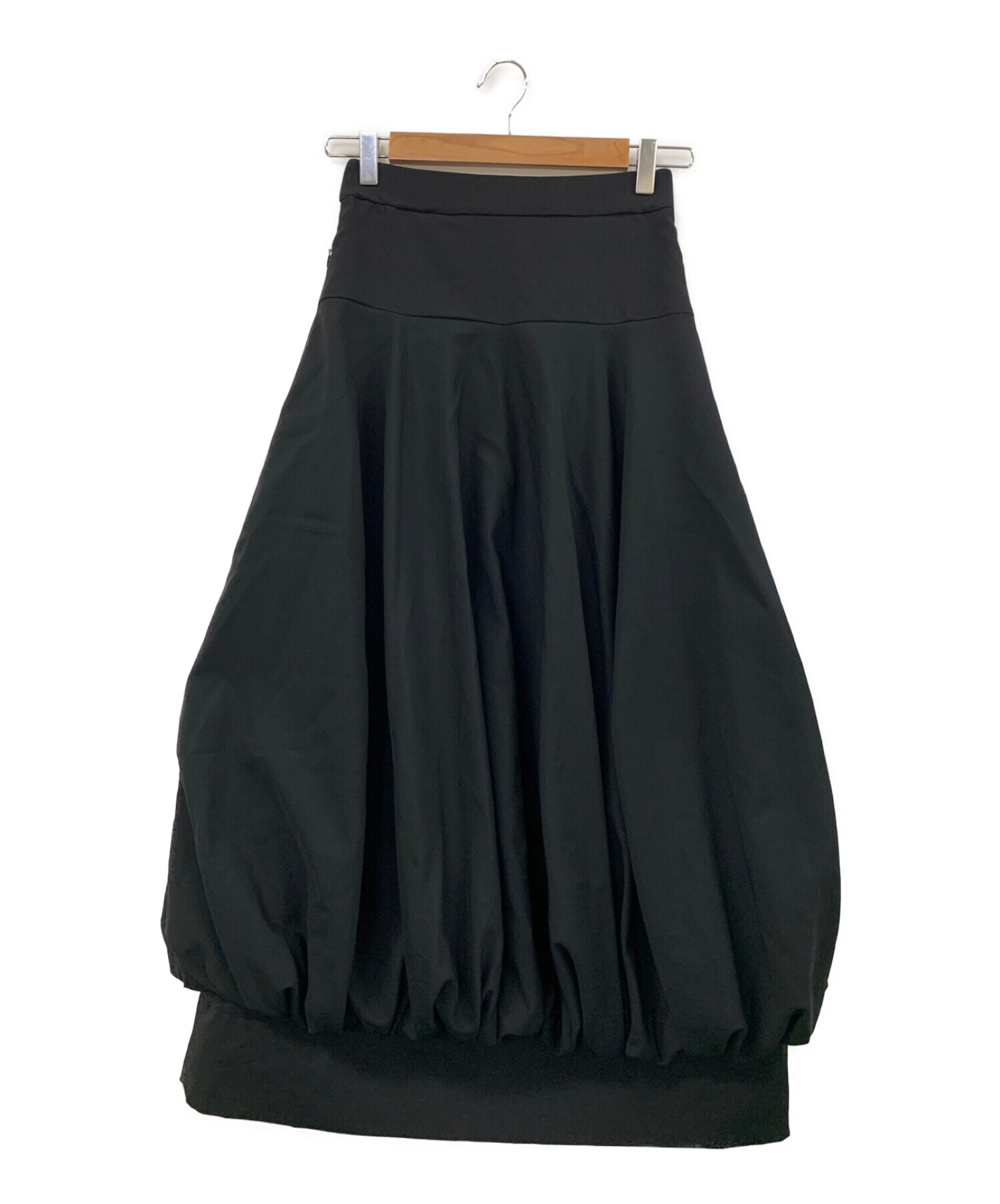 UN3D. (アンスリード) バルーンカットスカート ブラック サイズ:36