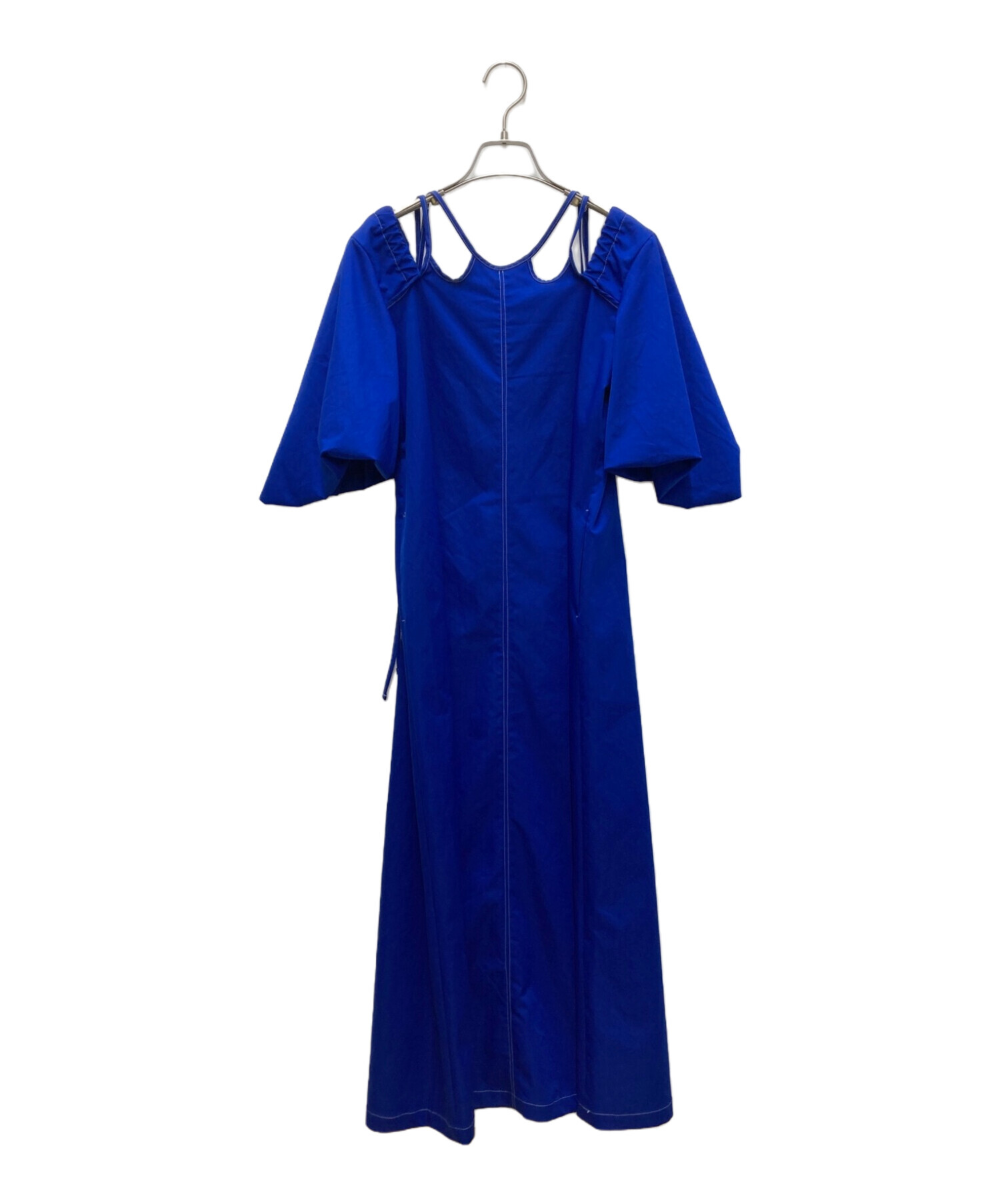 中古・古着通販】MURRAL (ミューラル) Ivy float dress ブルー  