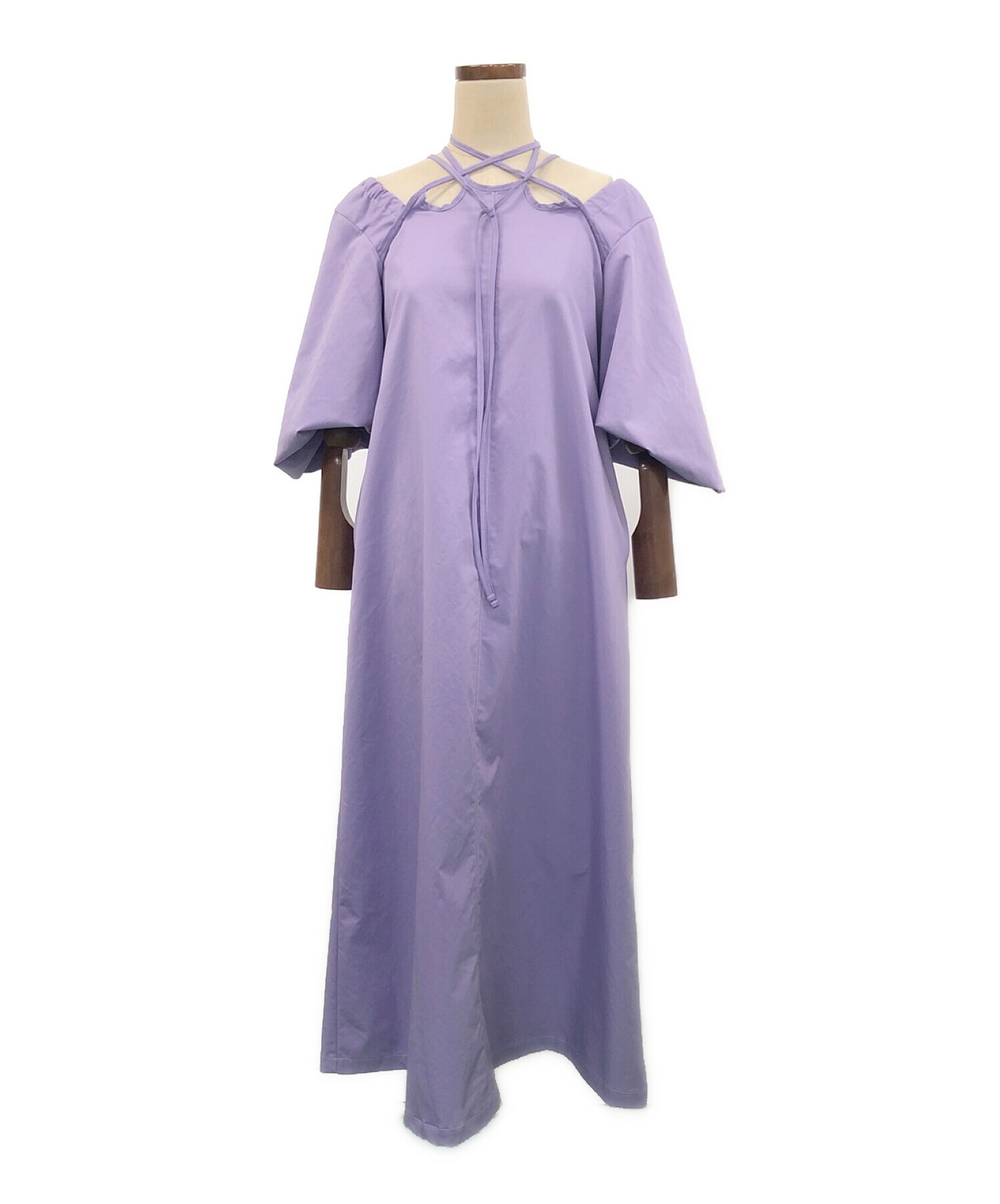 中古・古着通販】MURRAL (ミューラル) Ivy float dress ラベンダー 