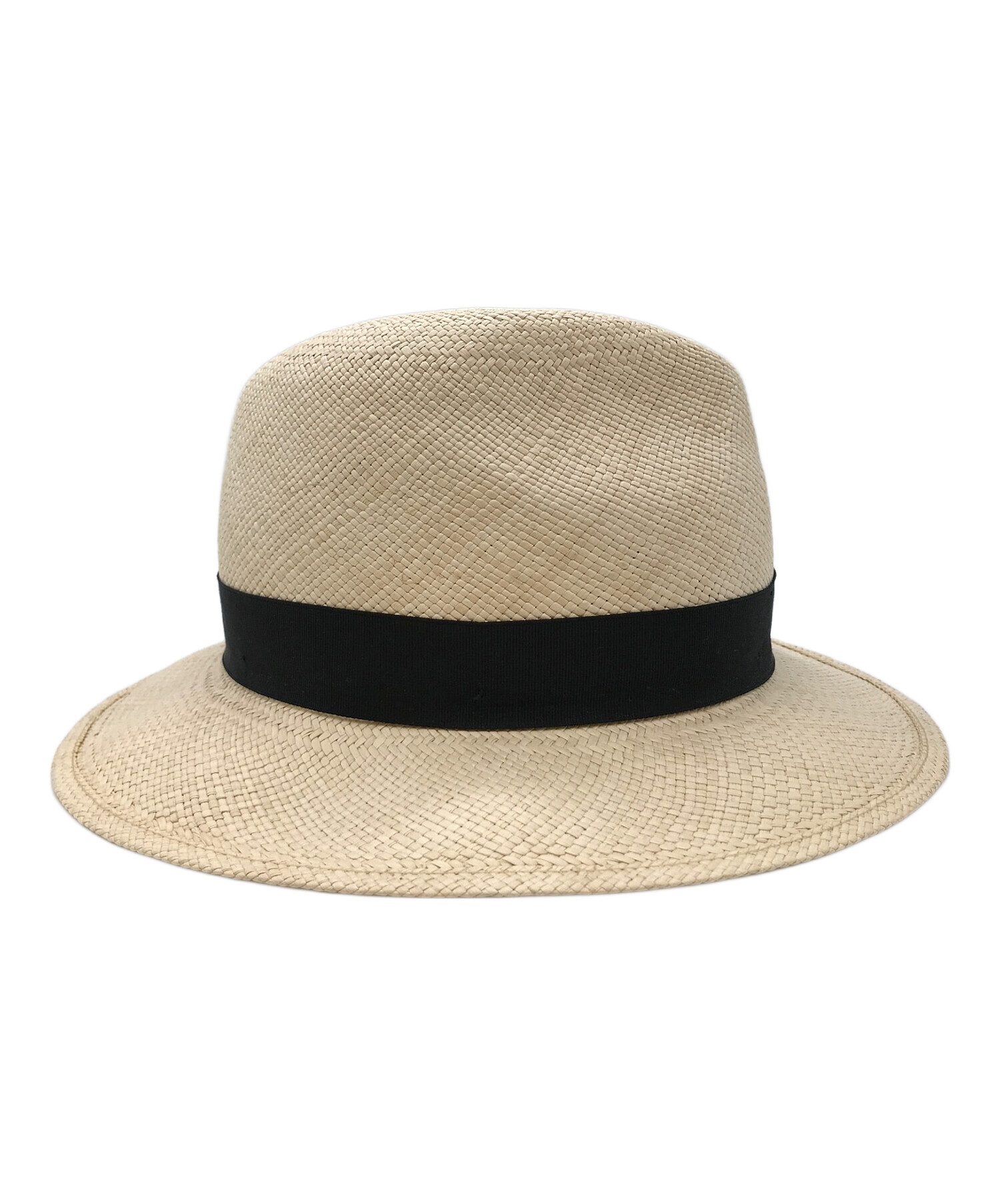 新品未使用＊ボルサリーノ　Borsalino ハット ボルサリーノ イタリア製 ストロー ハット オフホワイト系 M【新古品】【未使用】【中古】 – ブランド古着 LIFE