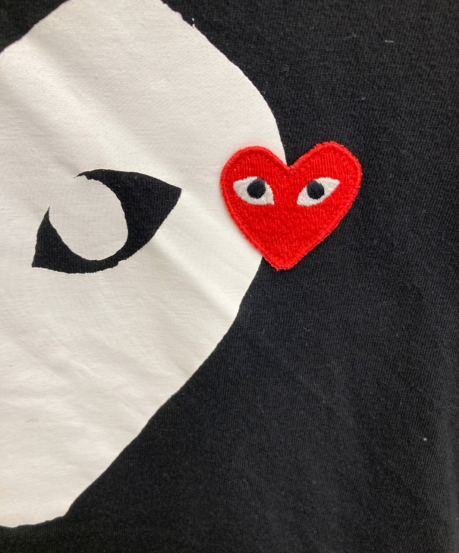 PLAY COMME des GARÇONS ハート刺繍 シャツ S（PLAY COMME des GARCONS 