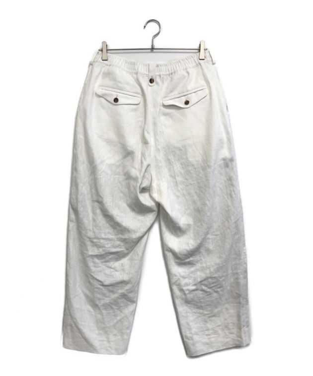 中古・古着通販】ka na ta (カナタ) ヘンプワイドパンツ ホワイト 