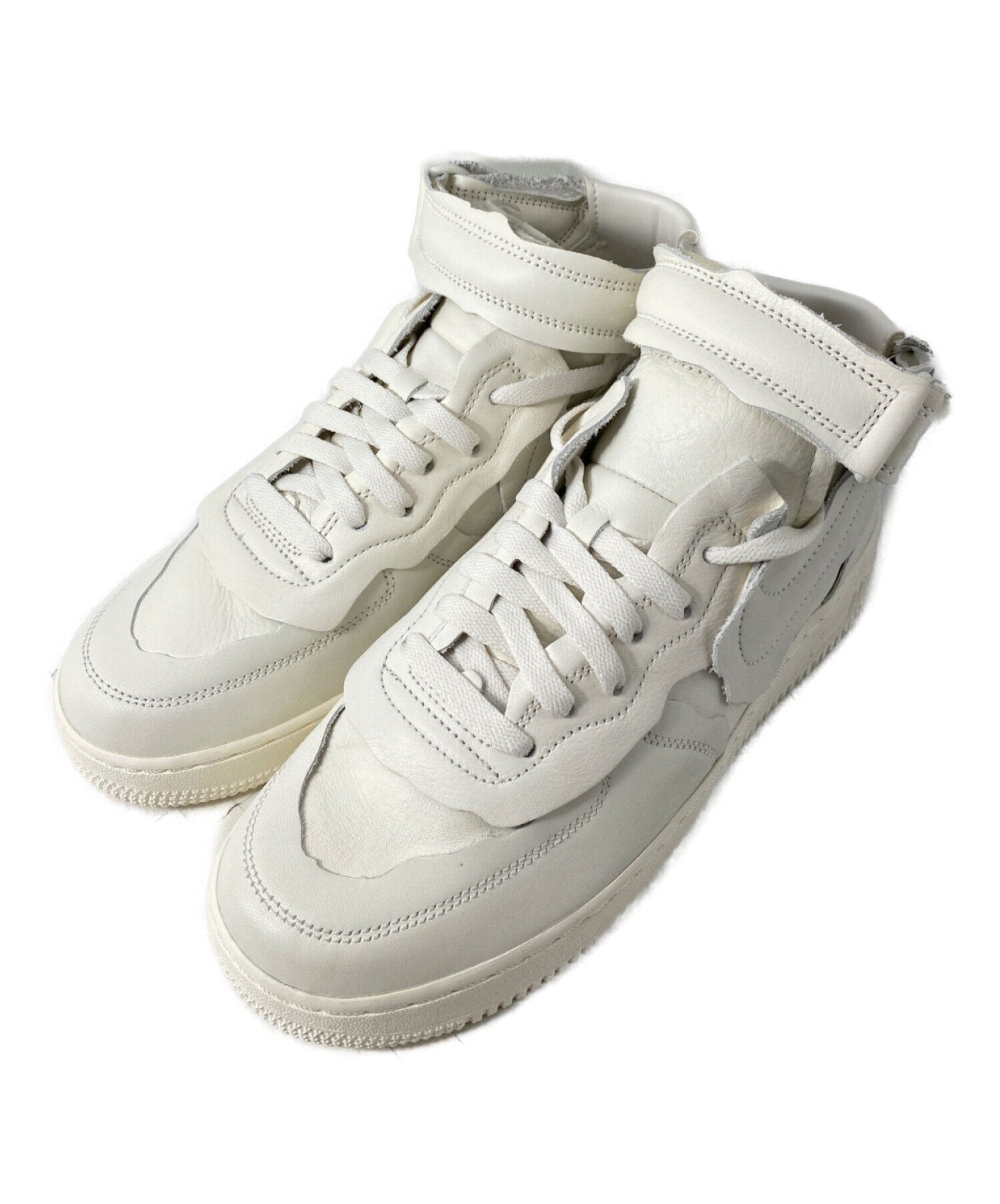 NIKE COMME des GARCONS HOMME PLUS COMME des GARCONS 20AW × NIKE Air Force1  Mid ナイキ エアフォースワン ミッド アイボリー サイズ:26.5 未使用品