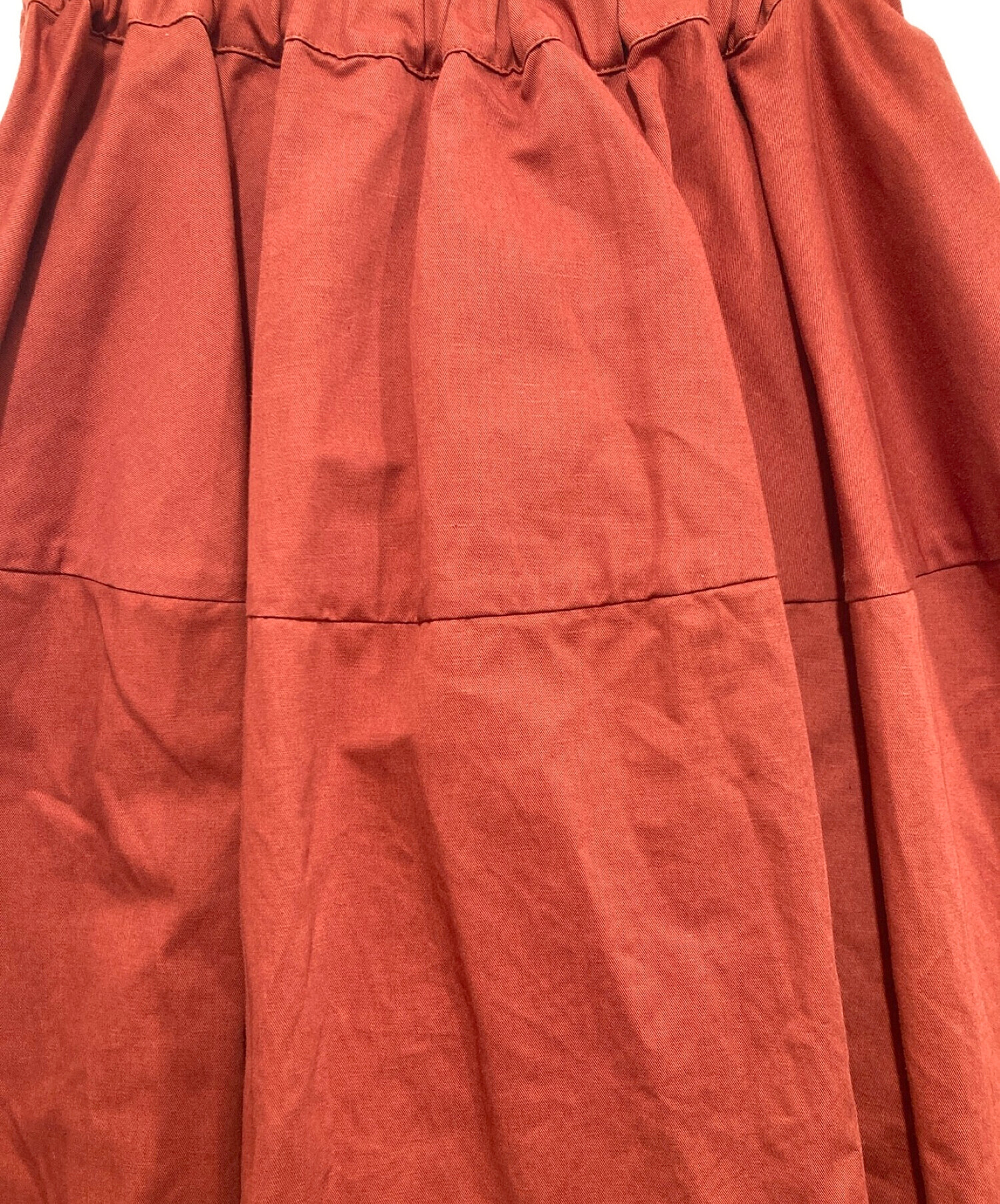 中古・古着通販】MARNI (マルニ) コットンスカート レッド サイズ:38 