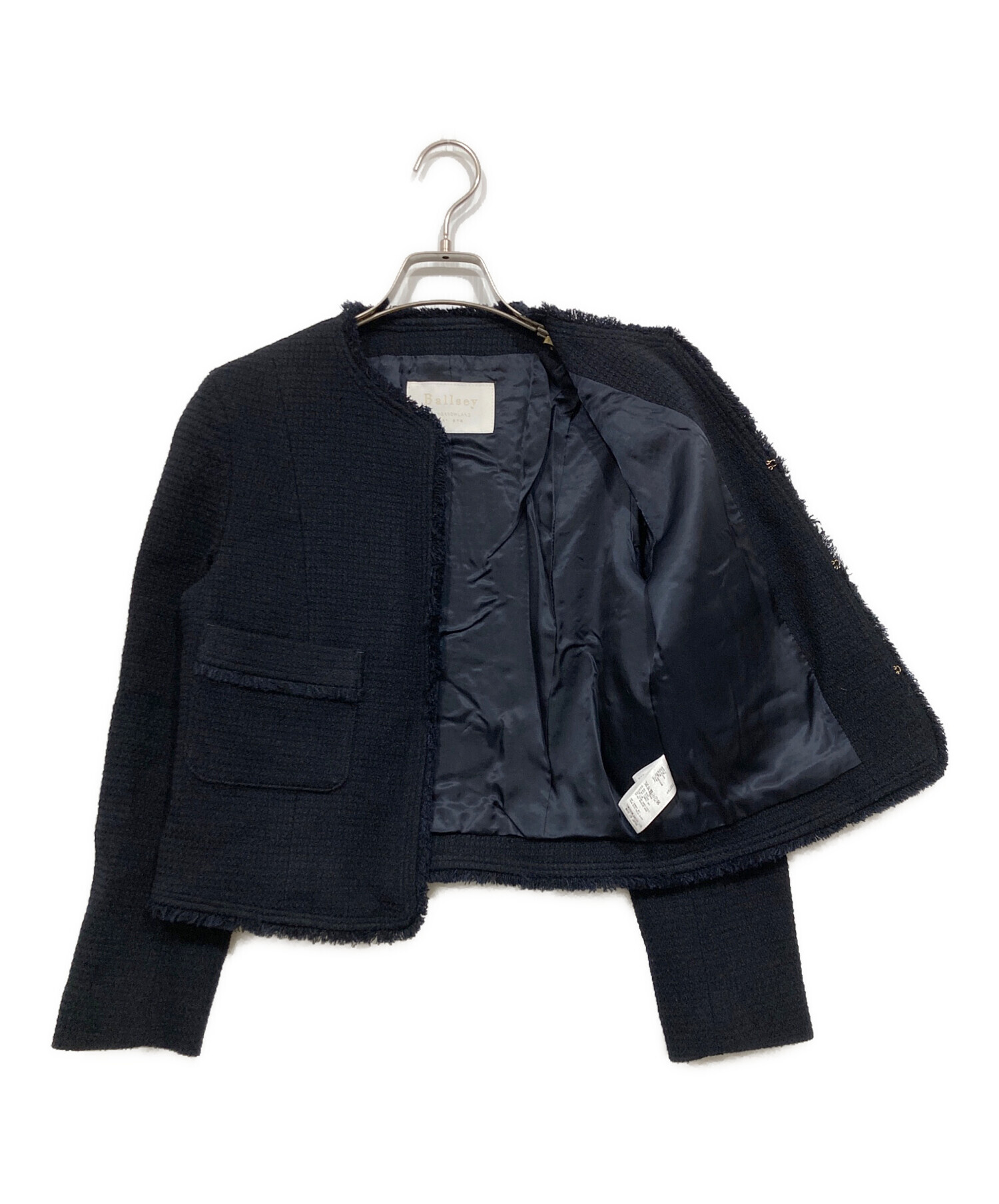 中古・古着通販】BALLSEY (ボールジィ) ワッフルツイードノーカラー 