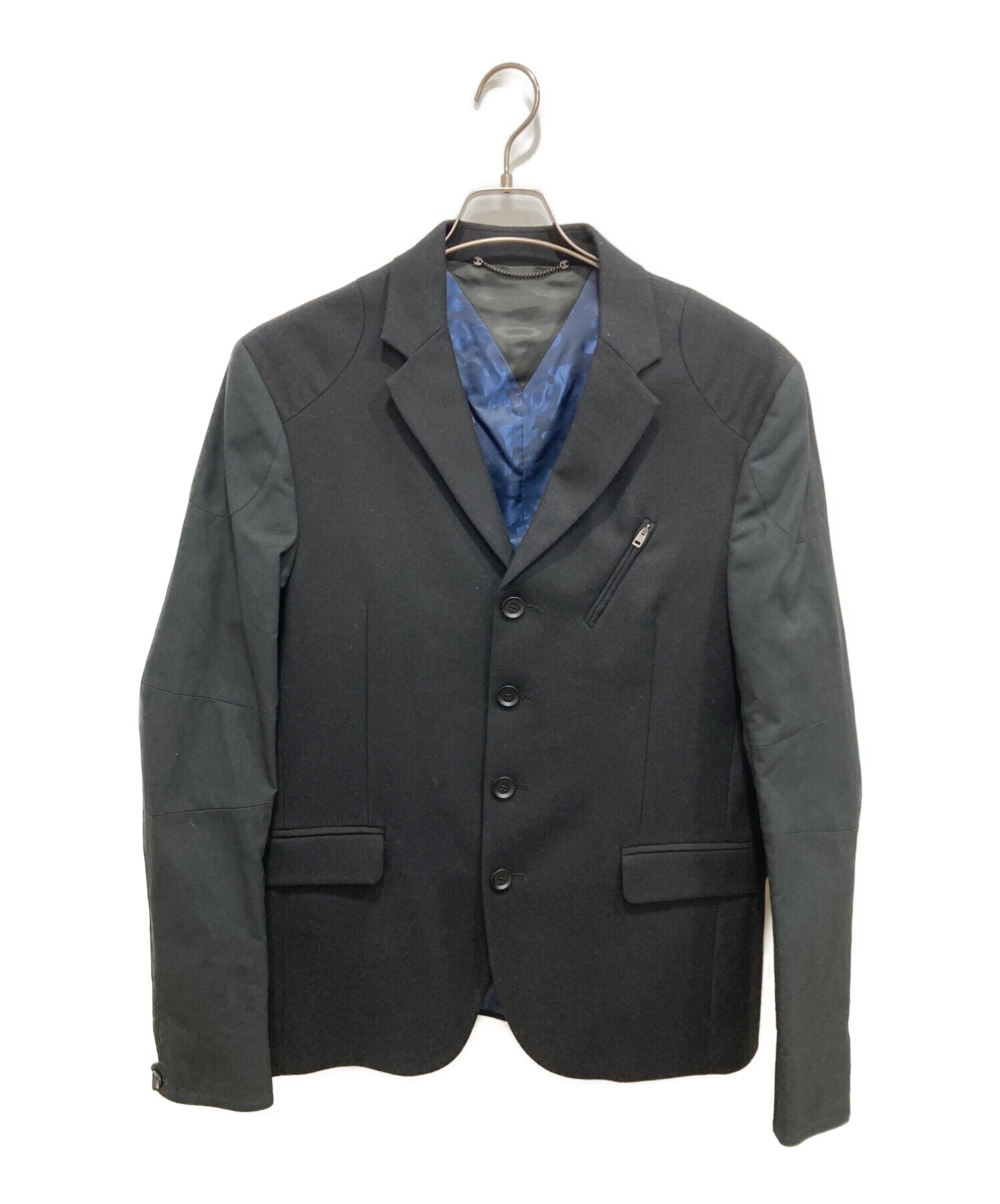 中古・古着通販】DIESEL (ディーゼル) 異素材切替テーラードジャケット 