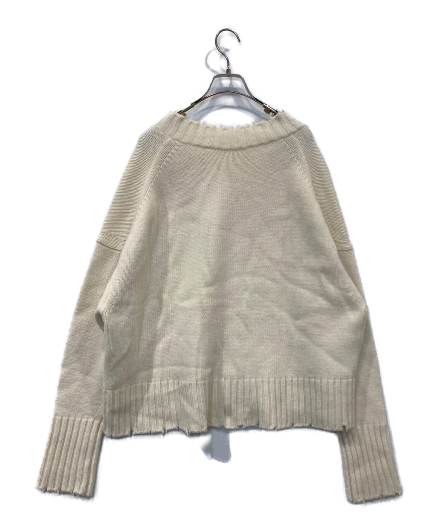 未使用【LAUTREAMONT】 ロートレアモン ニットポンチョ 38 しんどく 