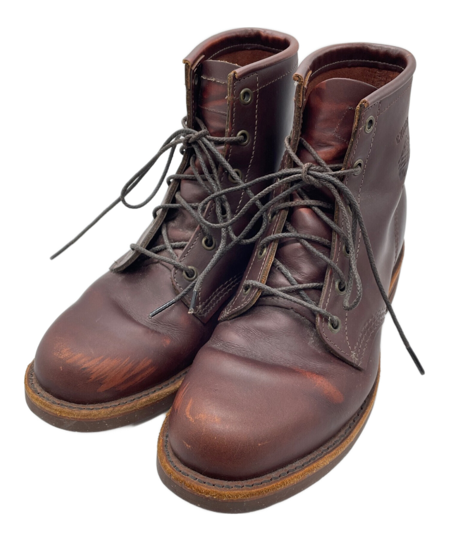 中古・古着通販】CHIPPEWA (チペワ) ワークブーツ ブラウン サイズ:8 1 