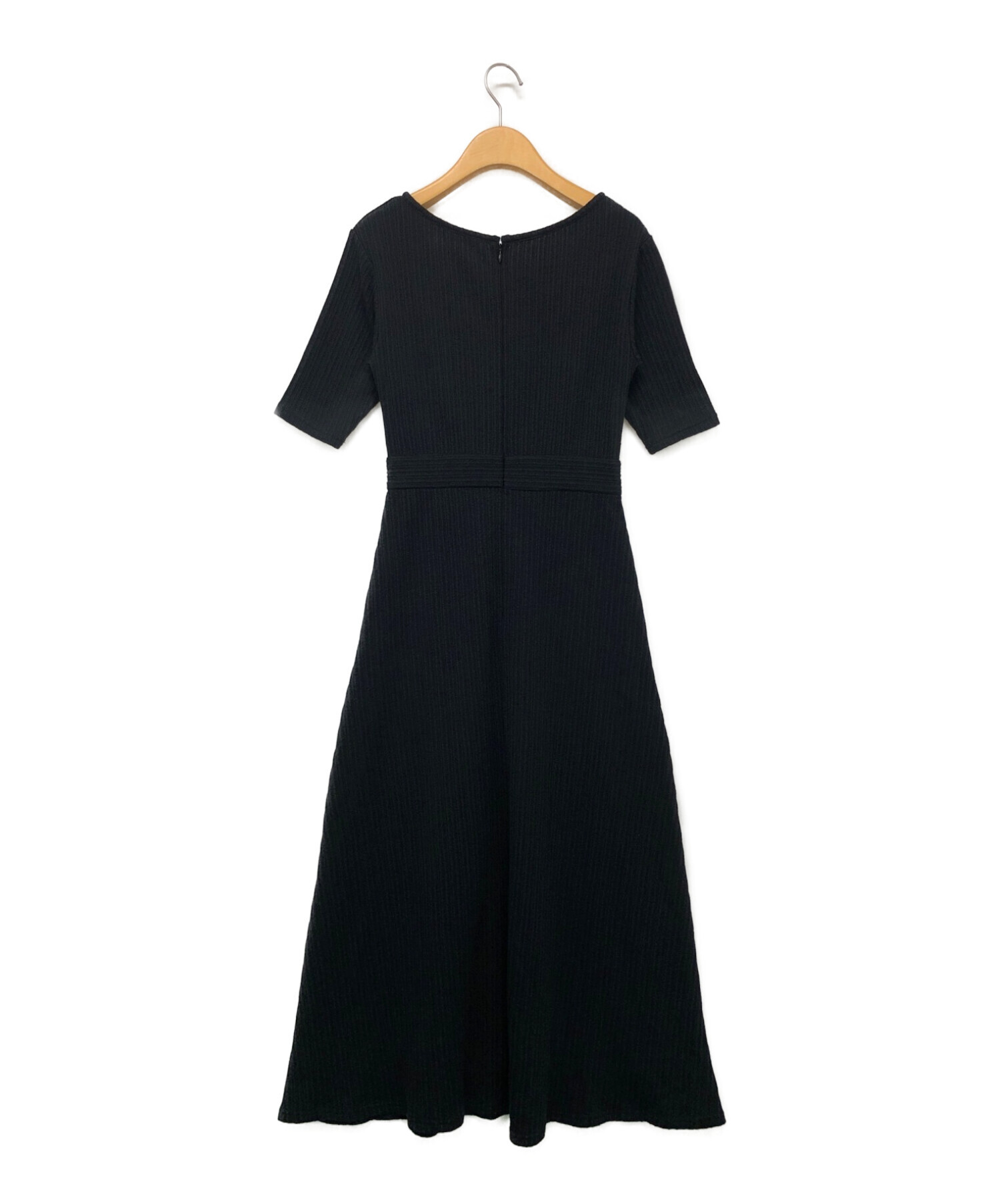 中古・古着通販】CLANE (クラネ) RIB CIRCULAR ONE PIECE  