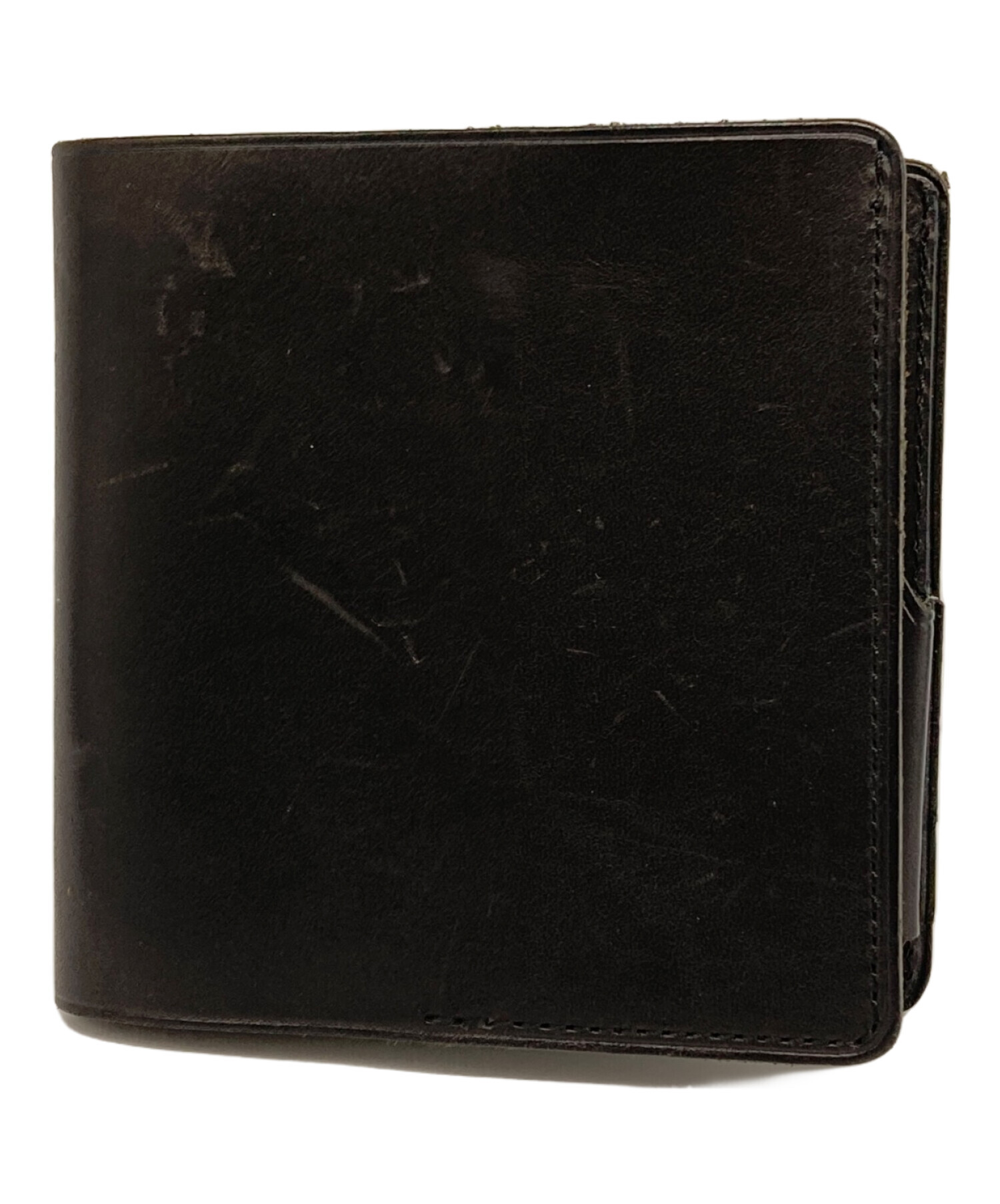中古・古着通販】HITOE (ヒトエ) 2つ折り財布 ブラック｜ブランド