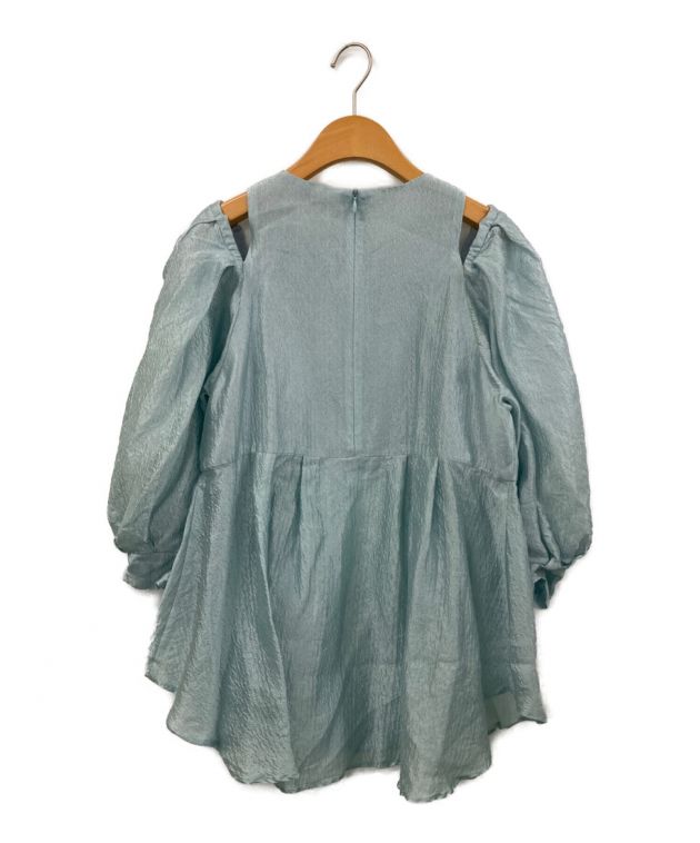 2023年】LE PHIL シアージャガードブラウス ブルー系サイズ1