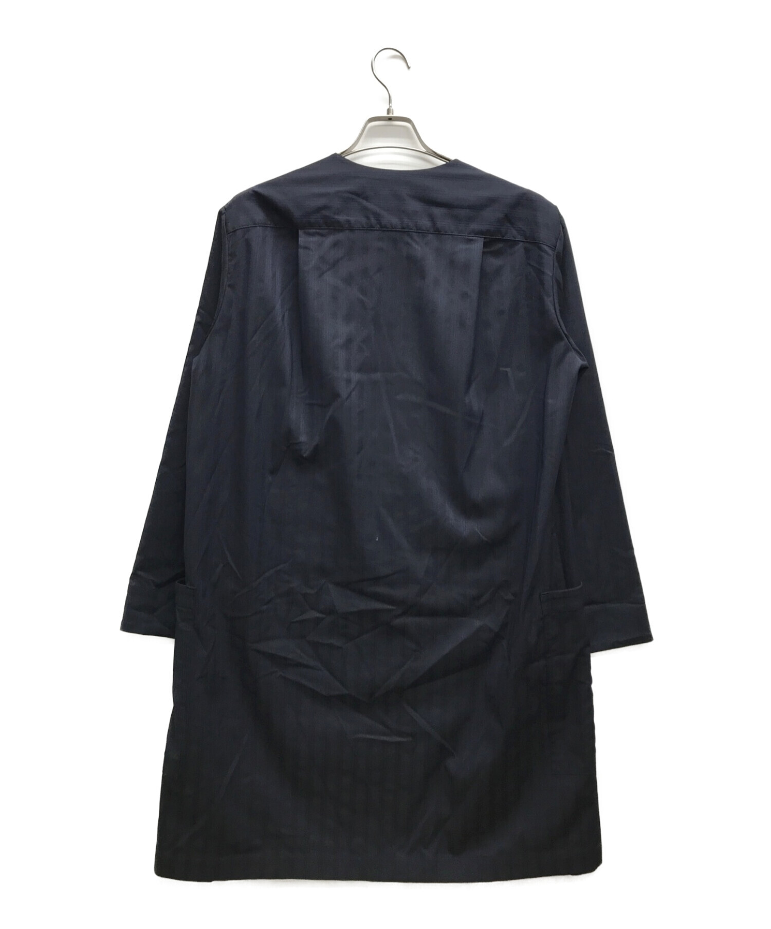 中古・古着通販】hatra (ハトラ) ストライプ作務衣 ネイビー サイズ:2 