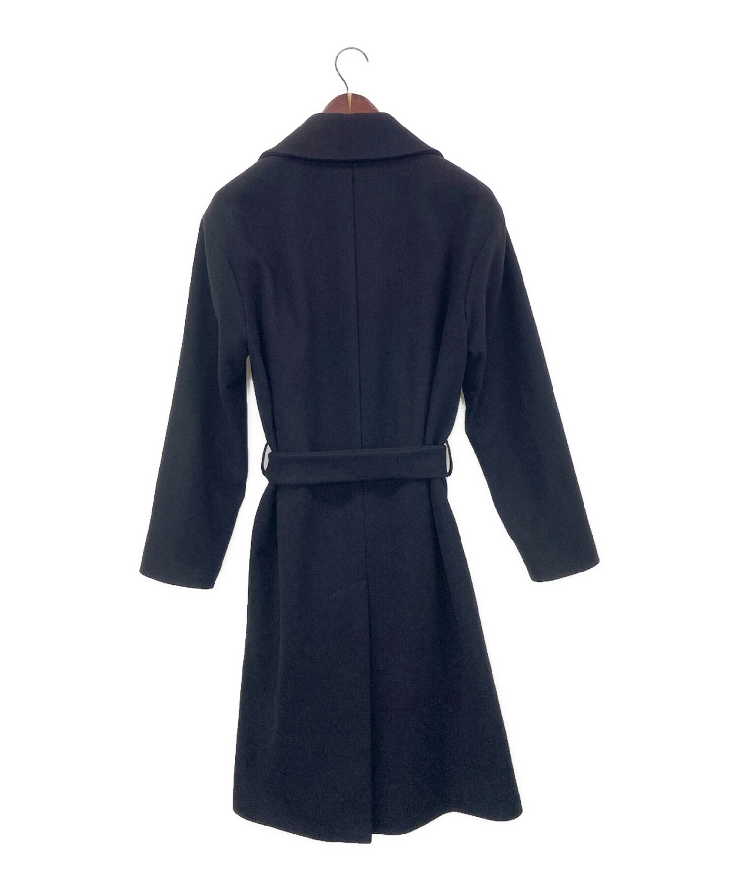 美品】Hevo イーヴォ ソフトメルトンベルテッドアルスターコート Hevo