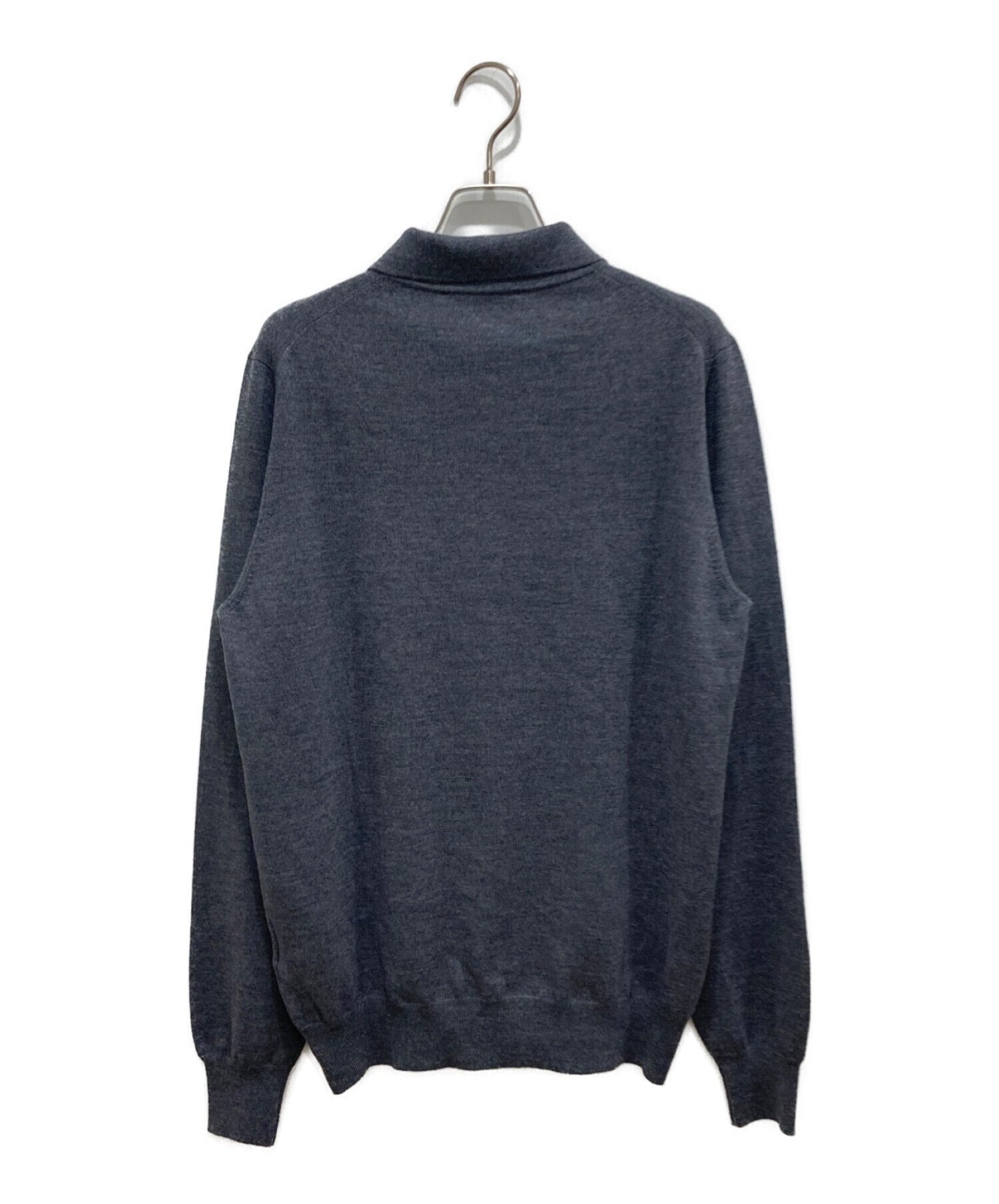 gran sasso グランサッソ 長袖 ニット ポロシャツ ブラウン 46 gran sasso グランサッソ 長袖 ニット ポロシャツ ブラウン 46
