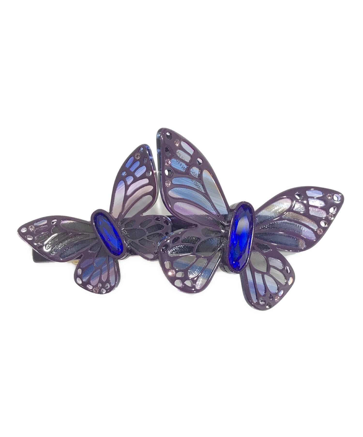 美品】アレクサンドルドゥパリ蝶々バタフライbutterfly バレッタ