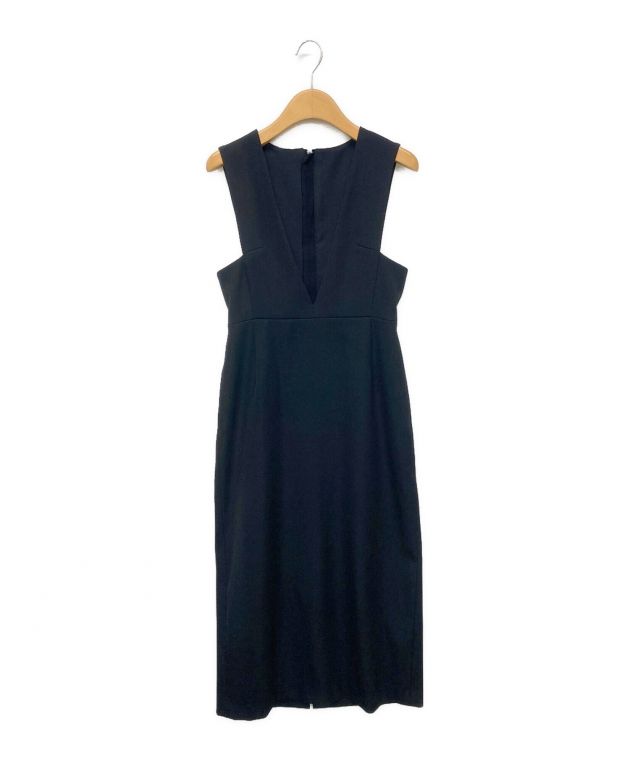 中古・古着通販】ANAYI (アナイ) ウールライクダブルクロスワンピース  