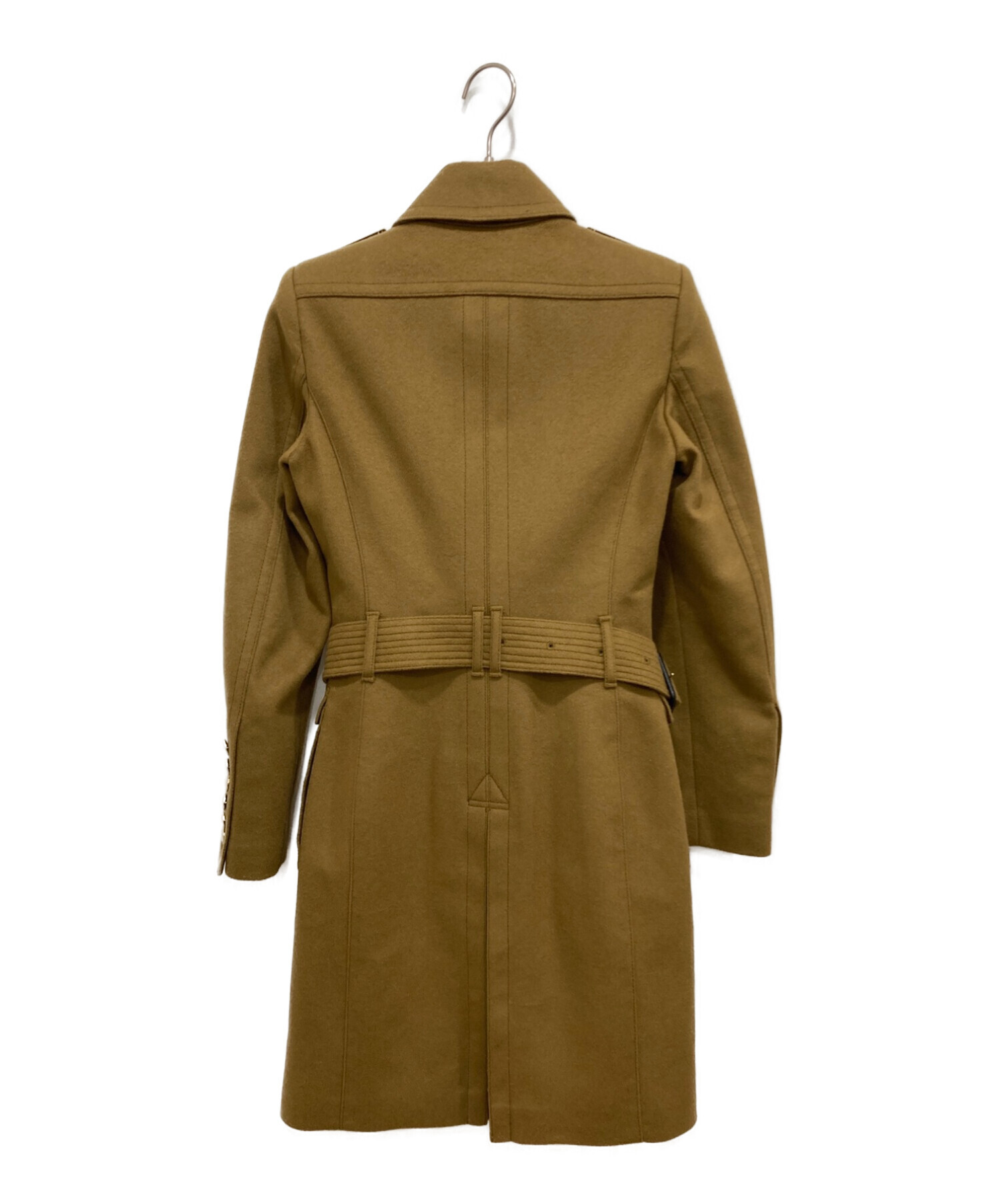 極美品 バーバリーロンドン カシミヤ ロングコート フォックスファー キャメル 極美品 バーバリーロンドン カシミヤ ロングコート フォックスファー