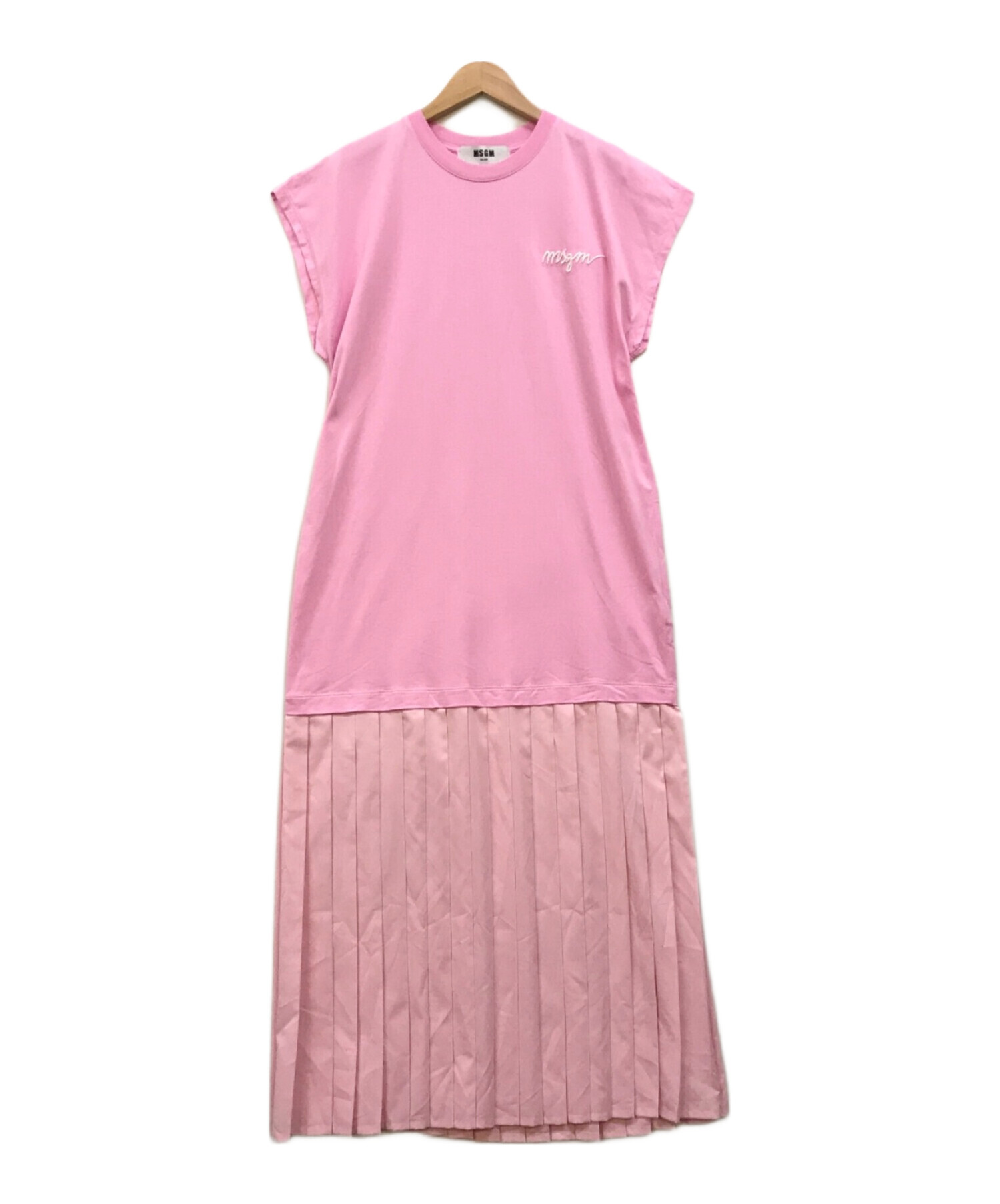 中古・古着通販】MSGM (エムエスジーエム) ドッキングノースリーブ  