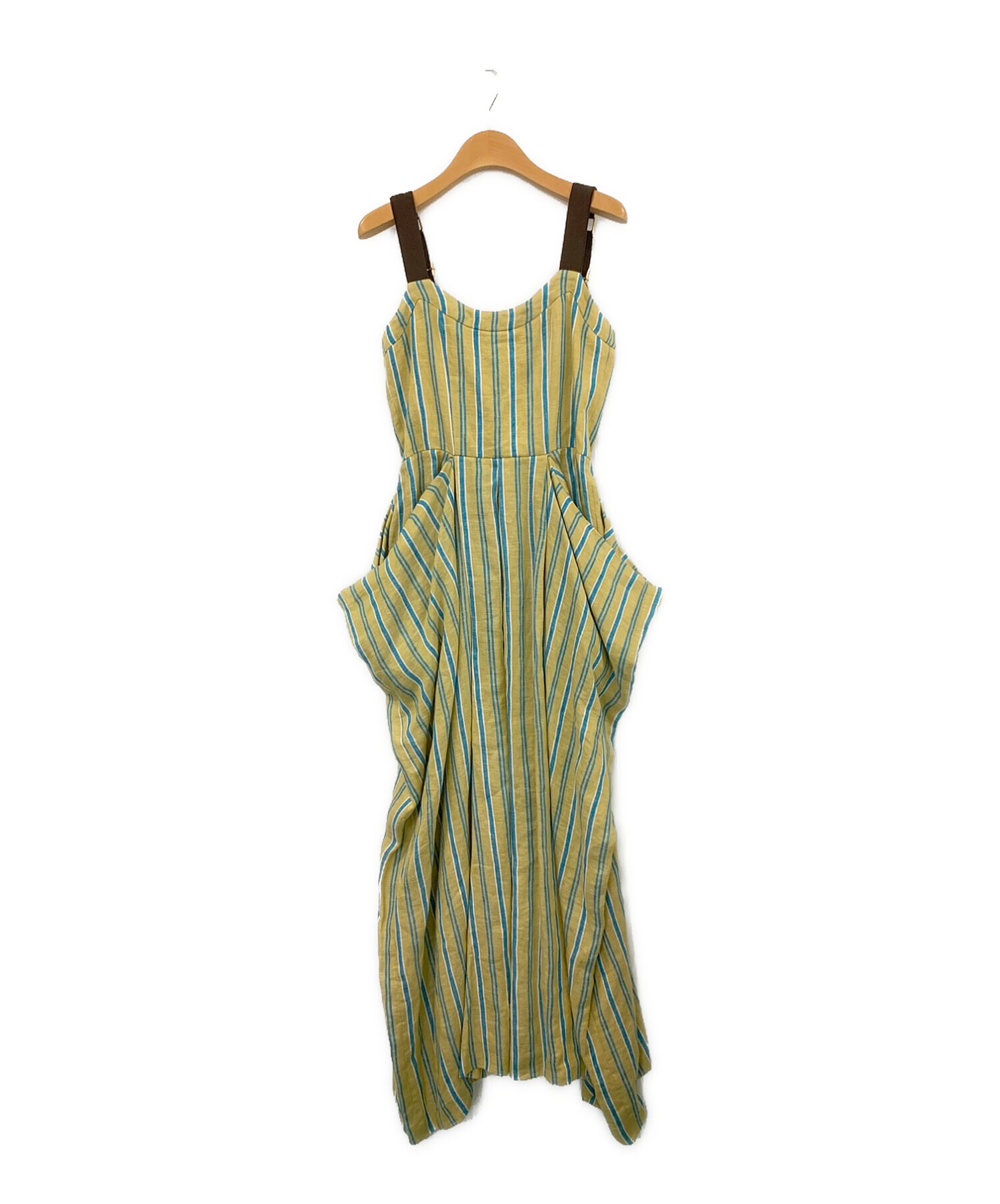 マイラン ストライプワンピース 人気！ 極美品✨ MYLAN シャツ