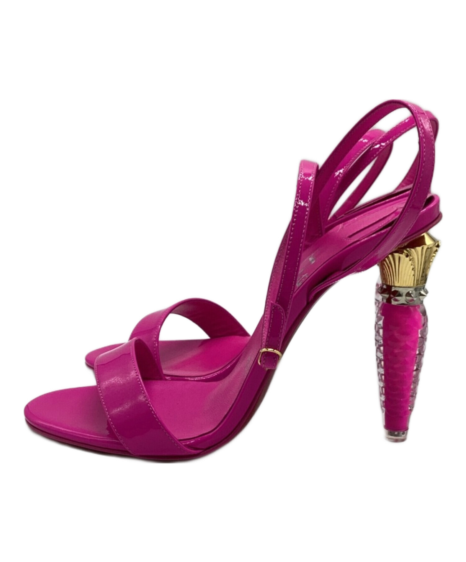 Christian Louboutinクリスチャンルブタンサンダル37サイズ-(展示用