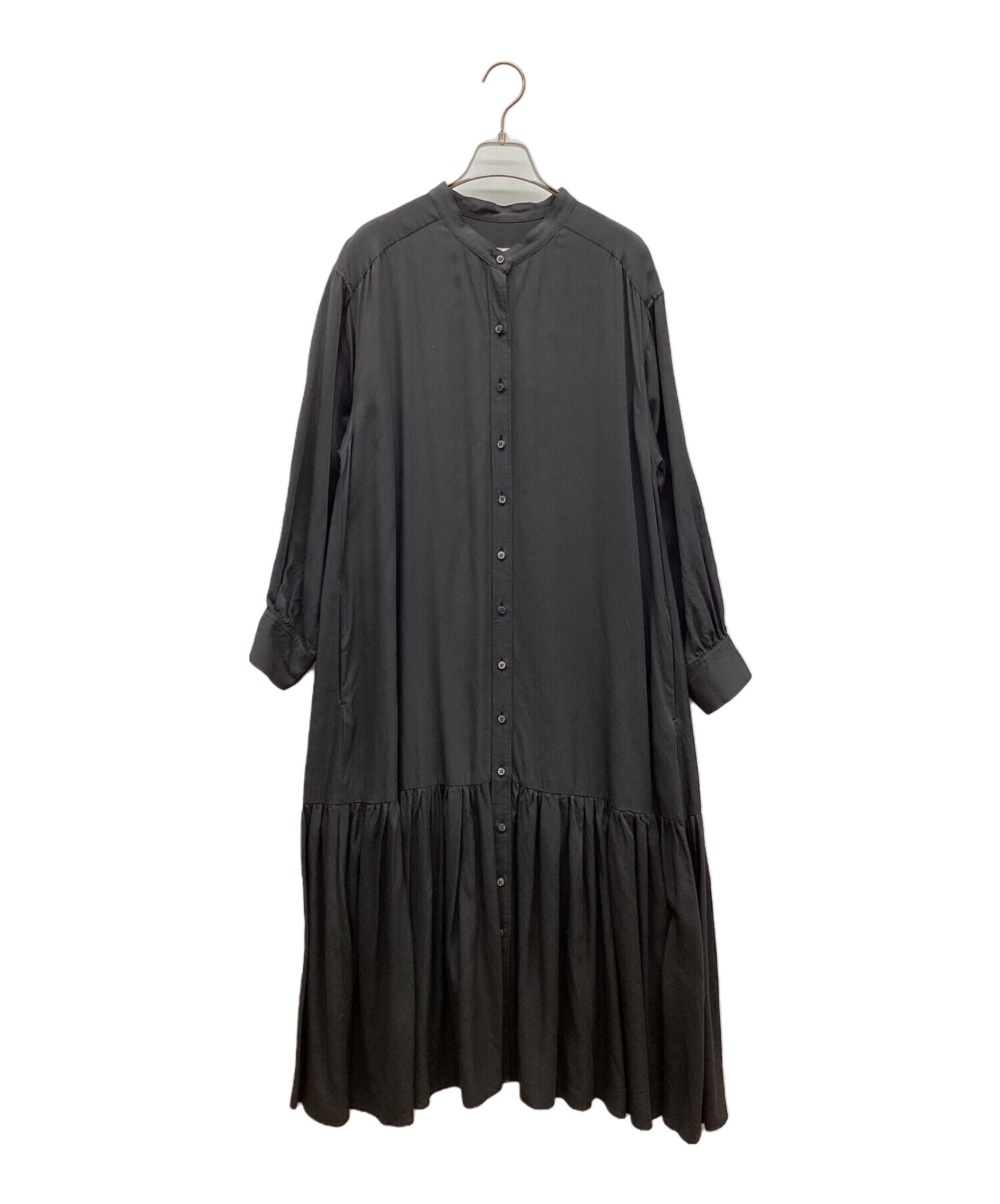 中古・古着通販】Plage (プラージュ) hem gather シャツワンピース 