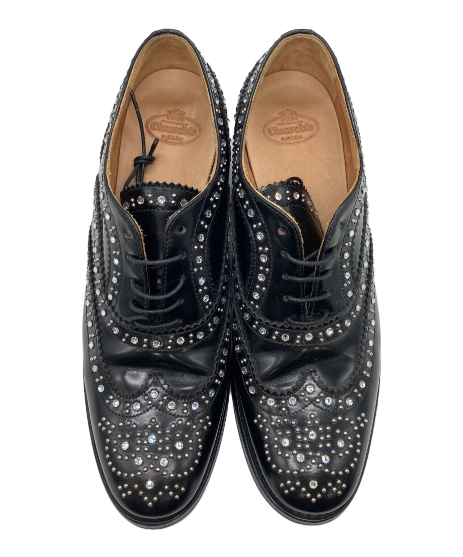 Church's チャーチ スタッズドレスシューズ24cm 38 中古・古着通販