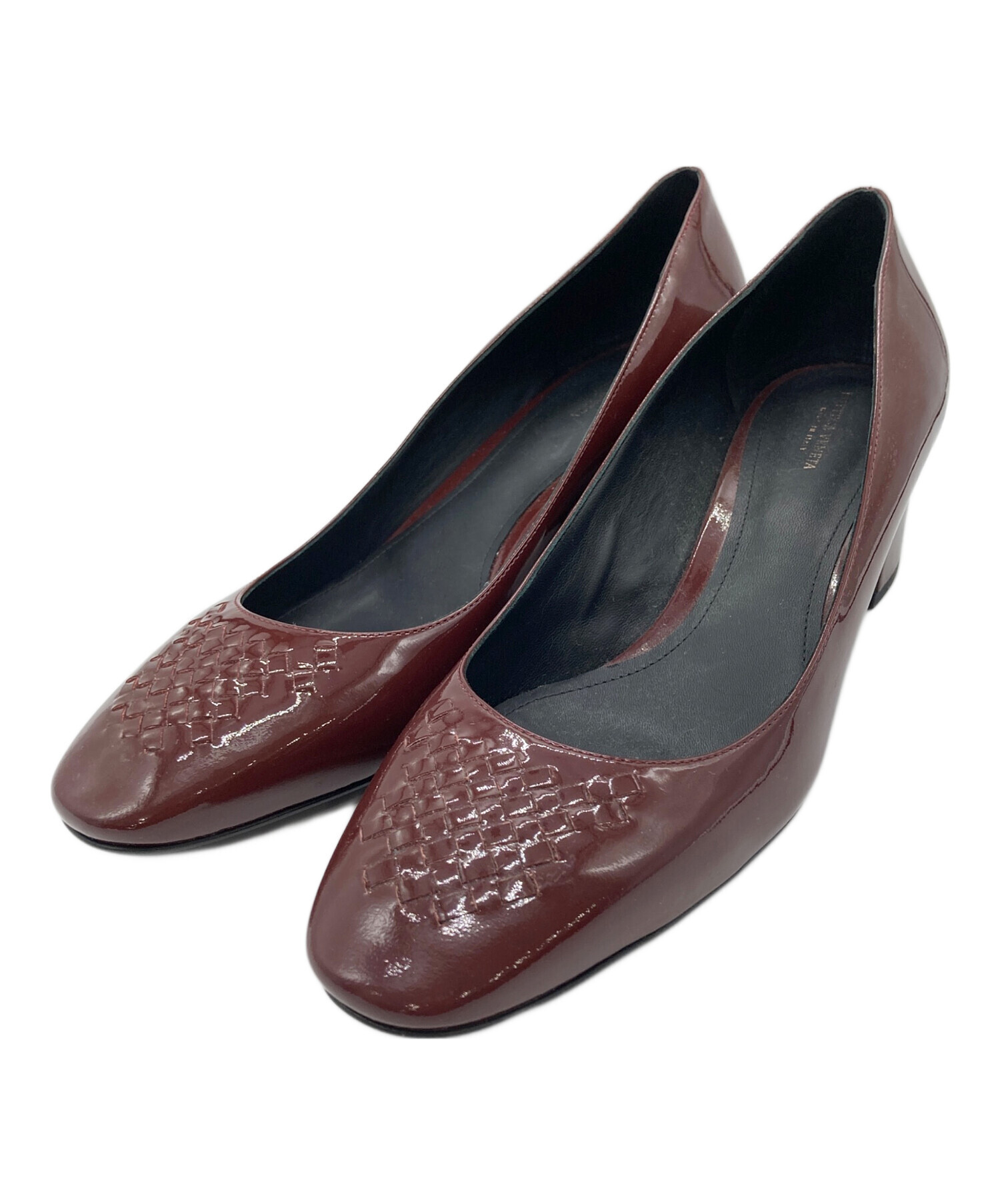 中古・古着通販】BOTTEGA VENETA (ボッテガベネタ) エナメルパンプス 
