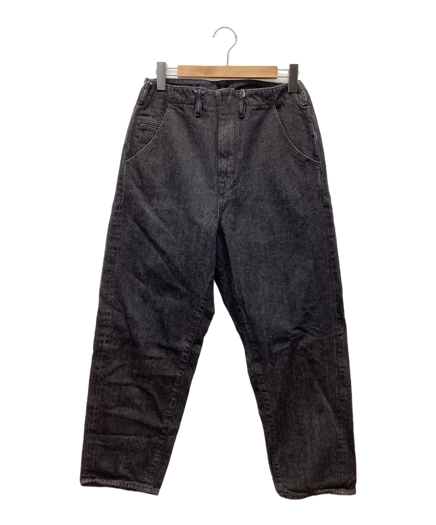 中古・古着通販】bukht (ブフト) セルビッチビッグデニムパンツ 