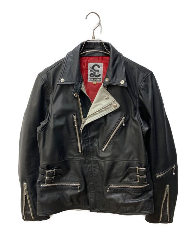中古・古着通販】RALEIGH (ラリー) ゴートレザージャケット ブラック 