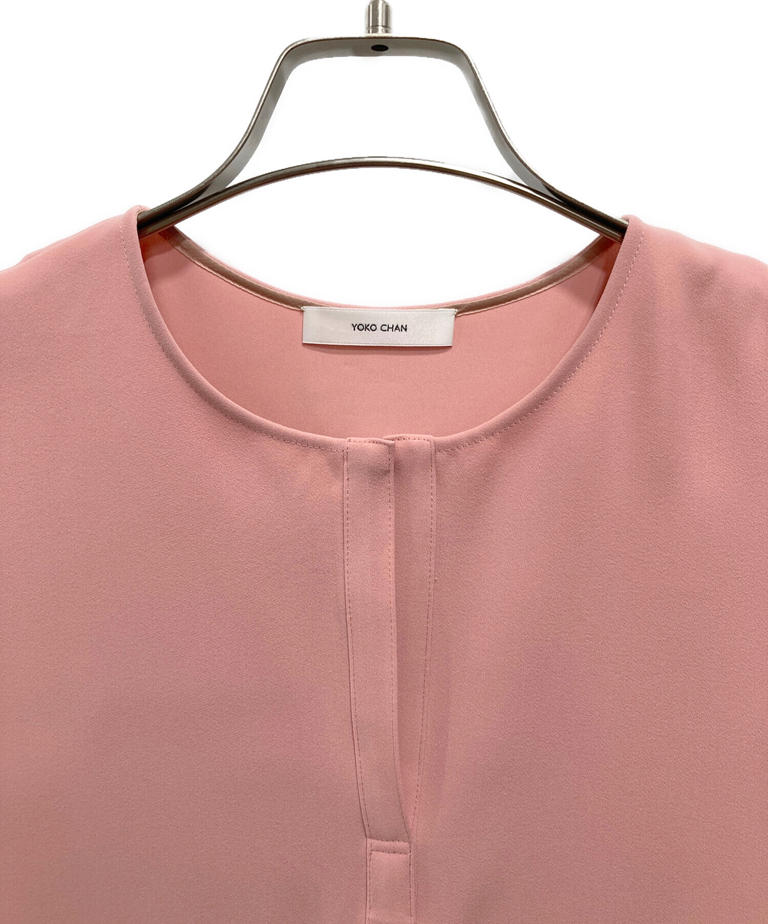 YOKO CHAN フレアスリーブ　コクーンワンピース　ピンクM YOKO CHAN フレアスリーブ コクーンワンピース ピンクM ヨーコチャン