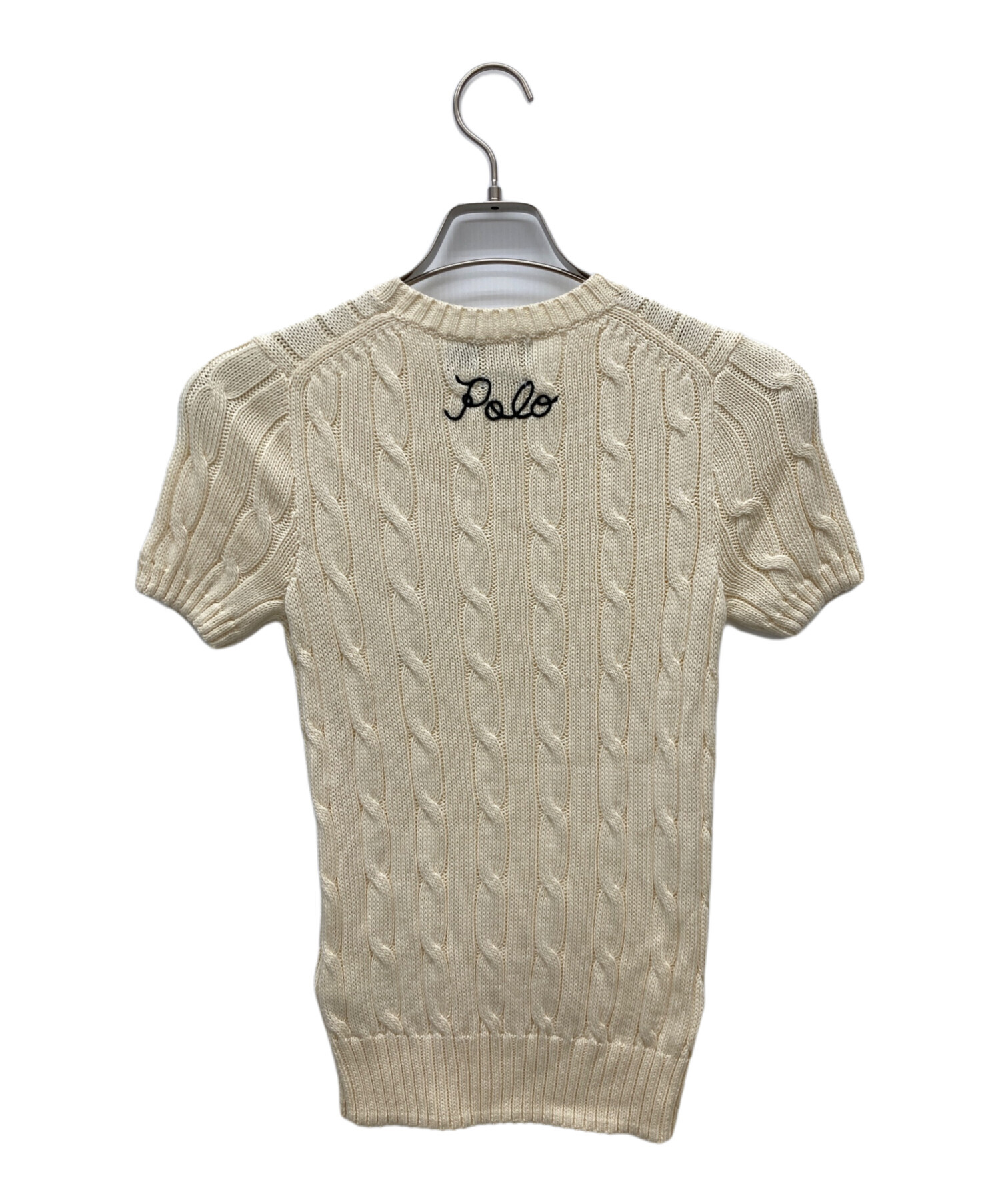 RALPH LAUREN ラルフローレン半袖ケーブルニットXS
