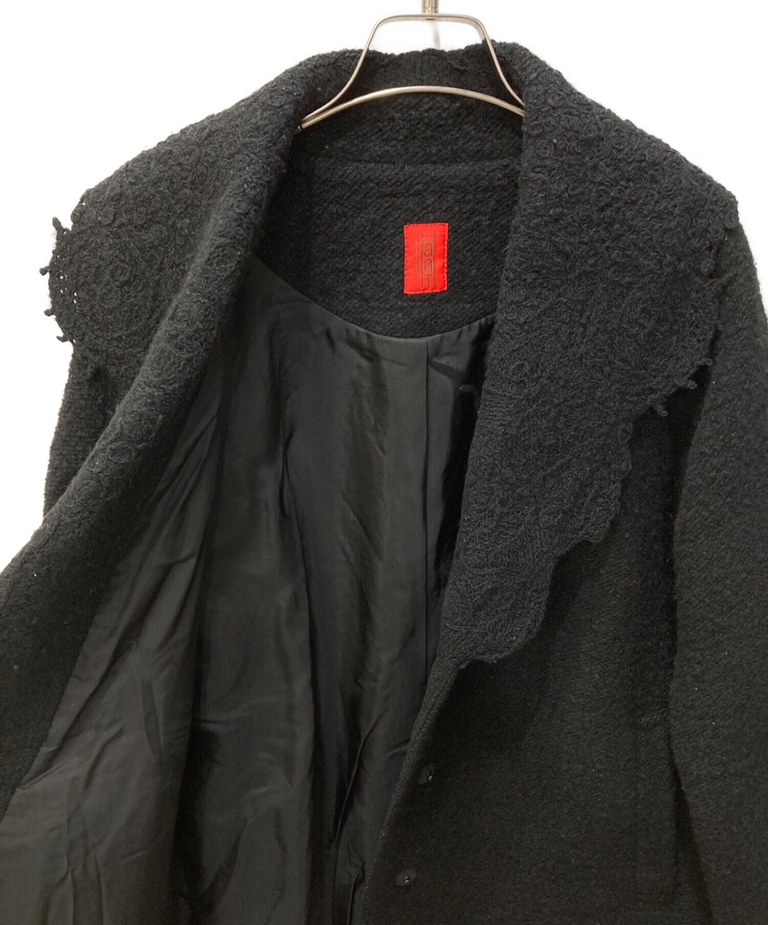 HaaT ISSEY MIYAKE レースドッキングウールコート