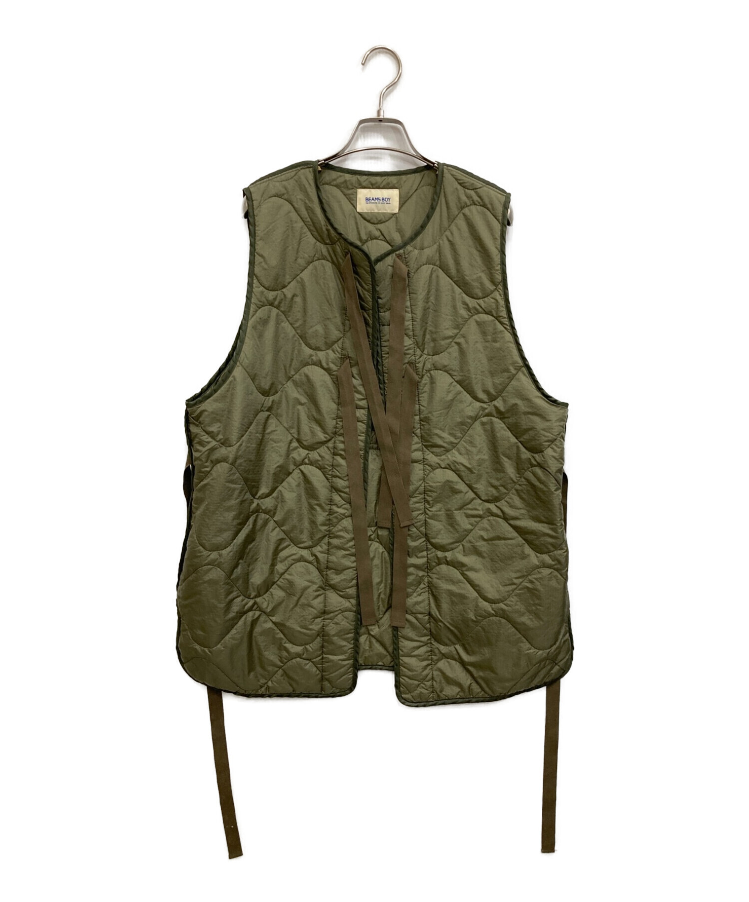 BEAMS BOY リップストップサーモライナーベスト 中古・古着通販】BEAMS