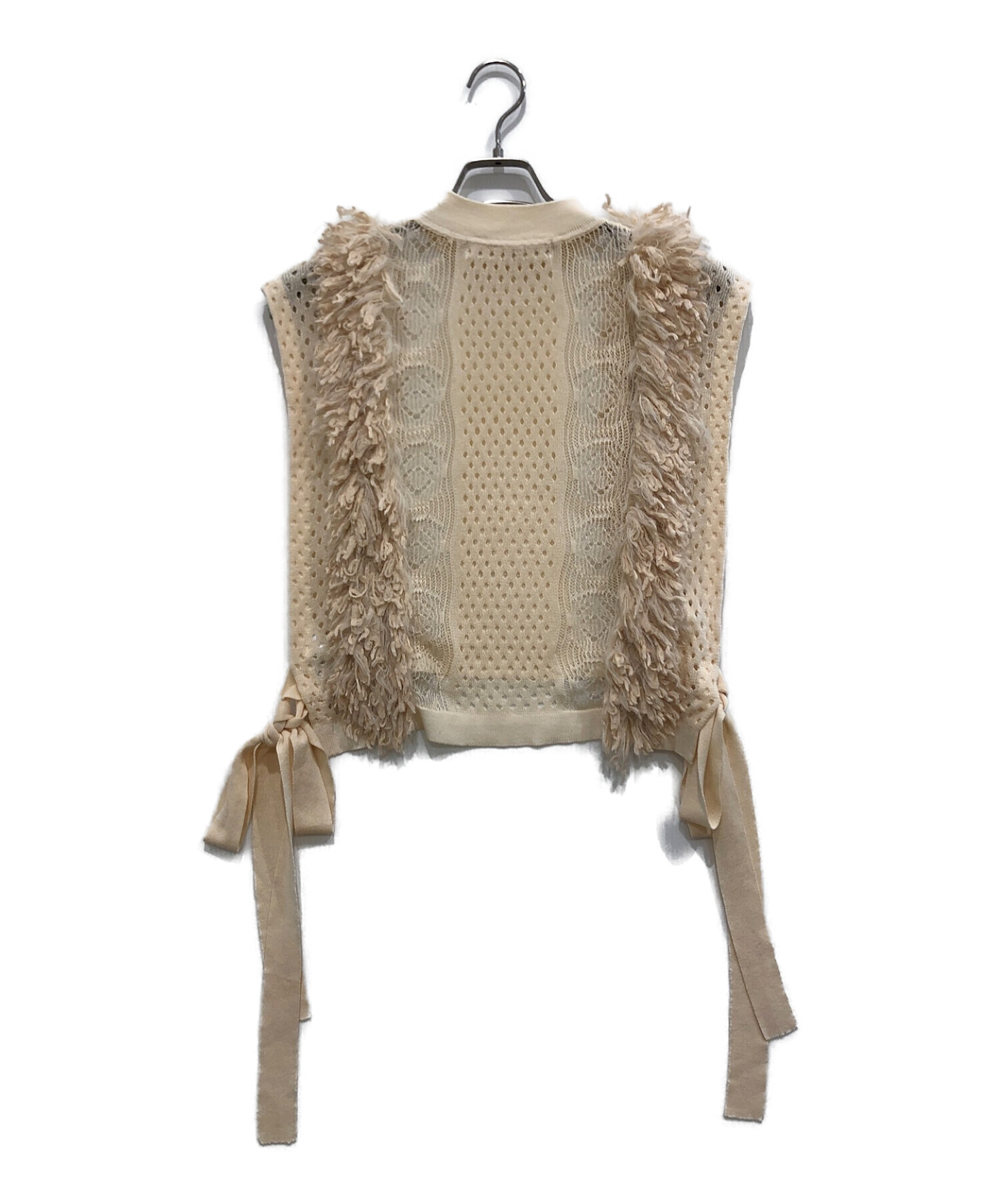 中古・古着通販】LEINWANDE (ラインヴァンド) Mixed Fringe Crop Top 