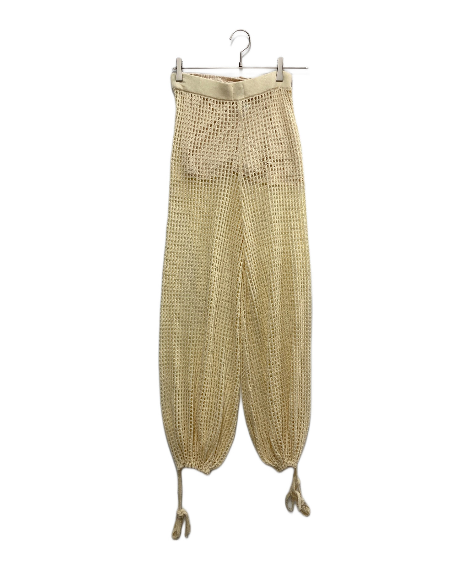 中古・古着通販】Mediam (ミディアム) Wide mesh pants/ワイドメッシュ  