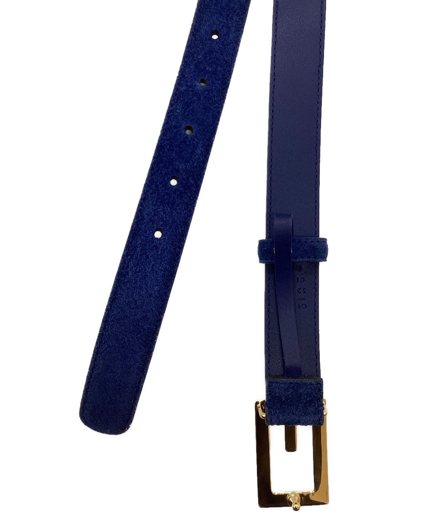 中古・古着通販】GUCCI (グッチ) レザーベルト ネイビー｜ブランド  