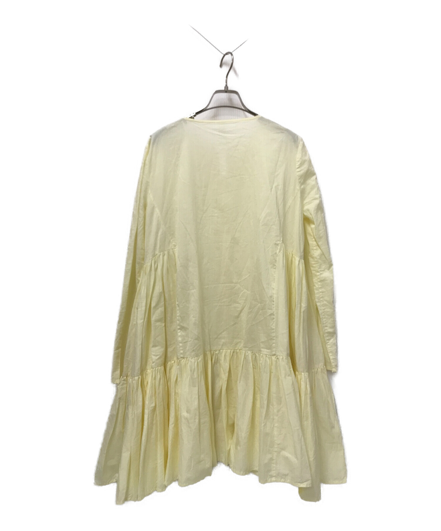 中古・古着通販】merlette (マーレット) MARTEL DRESS イエロー サイズ 