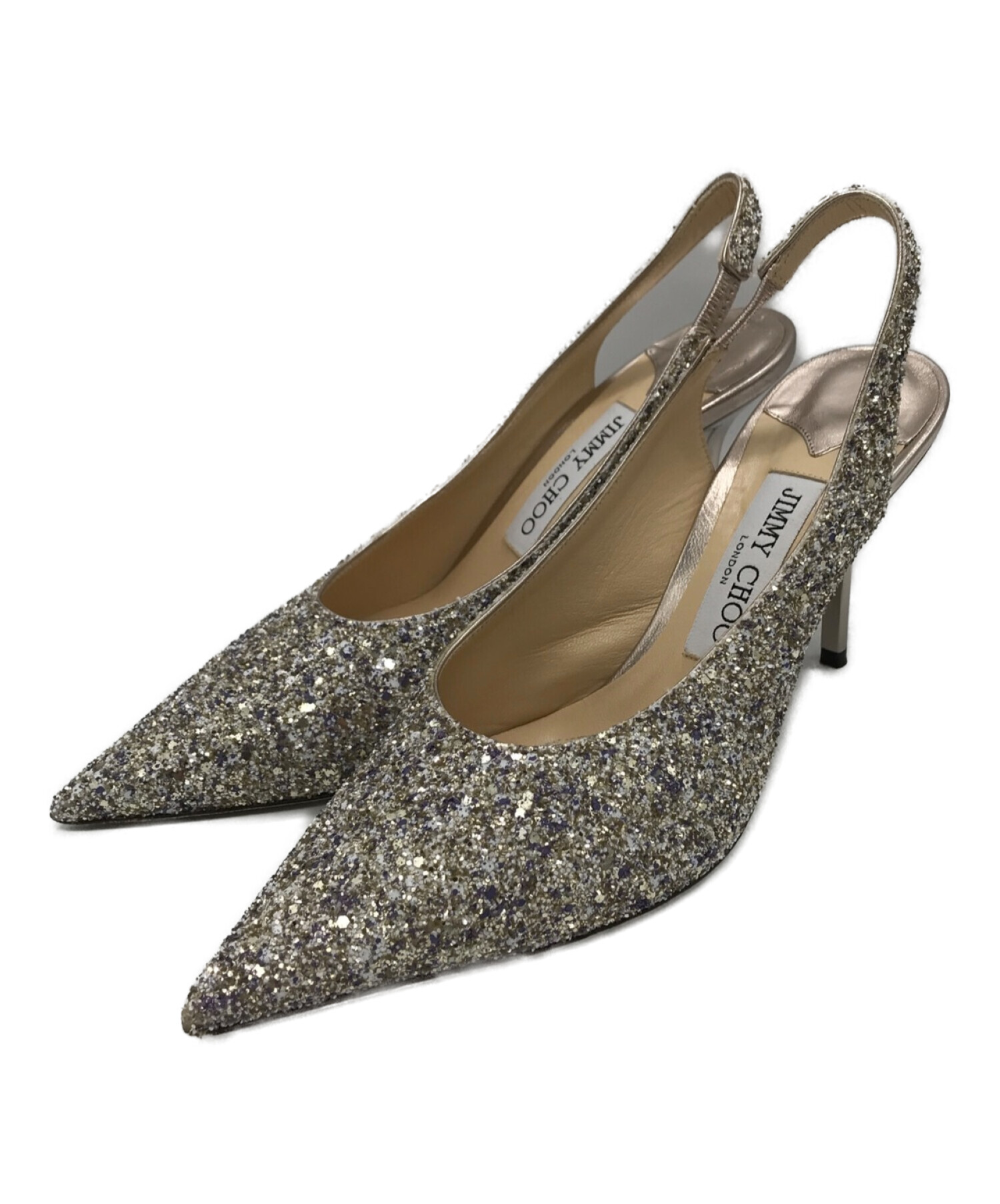 中古・古着通販】JIMMY CHOO (ジミーチュウ) グリッターバック 