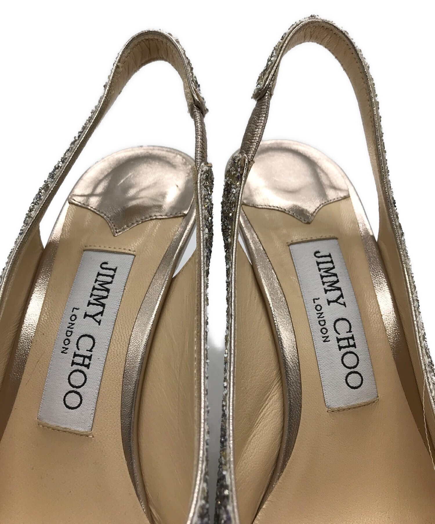 中古・古着通販】JIMMY CHOO (ジミーチュウ) グリッターバック 