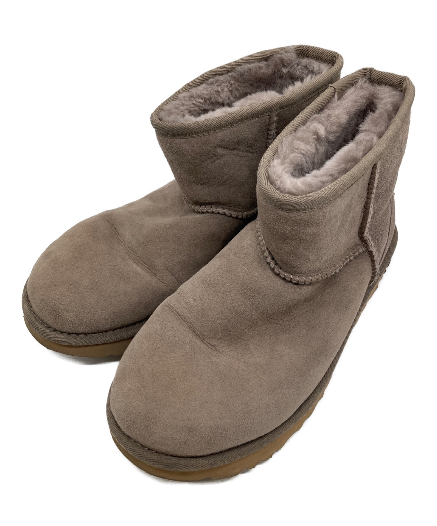中古・古着通販】UGG (アグ) ムートンブーツ グレー サイズ:24cm 