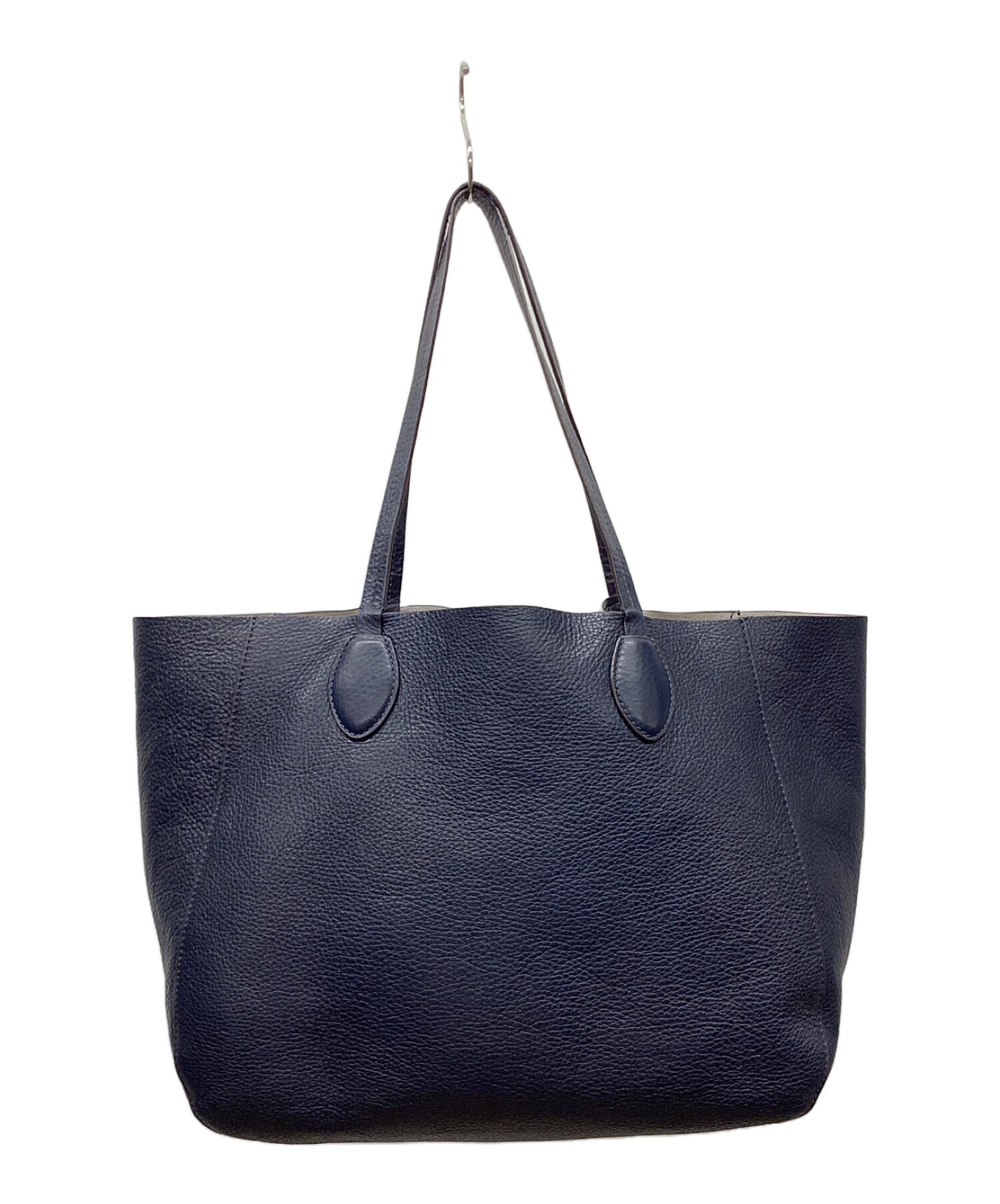 MICHAEL KORS ブラック レザートートバッグ（マイケルコース MICHAEL 