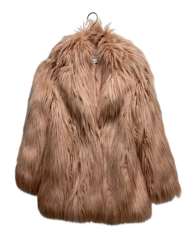 中古・古着通販】Jakke (ジャッキー) エコファーコート ピンク サイズ 