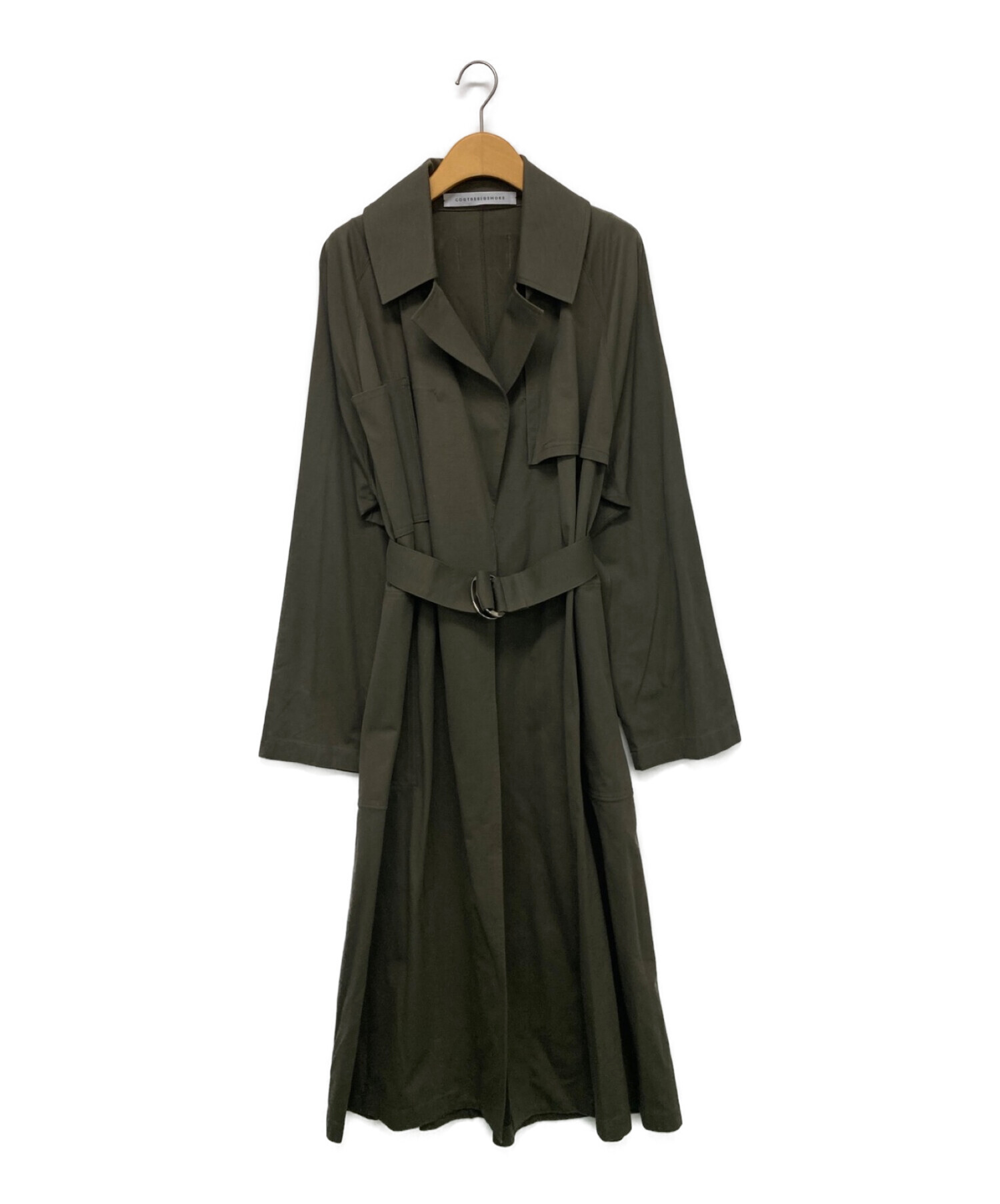 本日削除◆極美品◆ドゥーズィエムクラス購入 コグザビッグスモーク トレンチコート COGTHEBIGSMOKE/コグ ザ ビッグスモークウールトレンチコート
