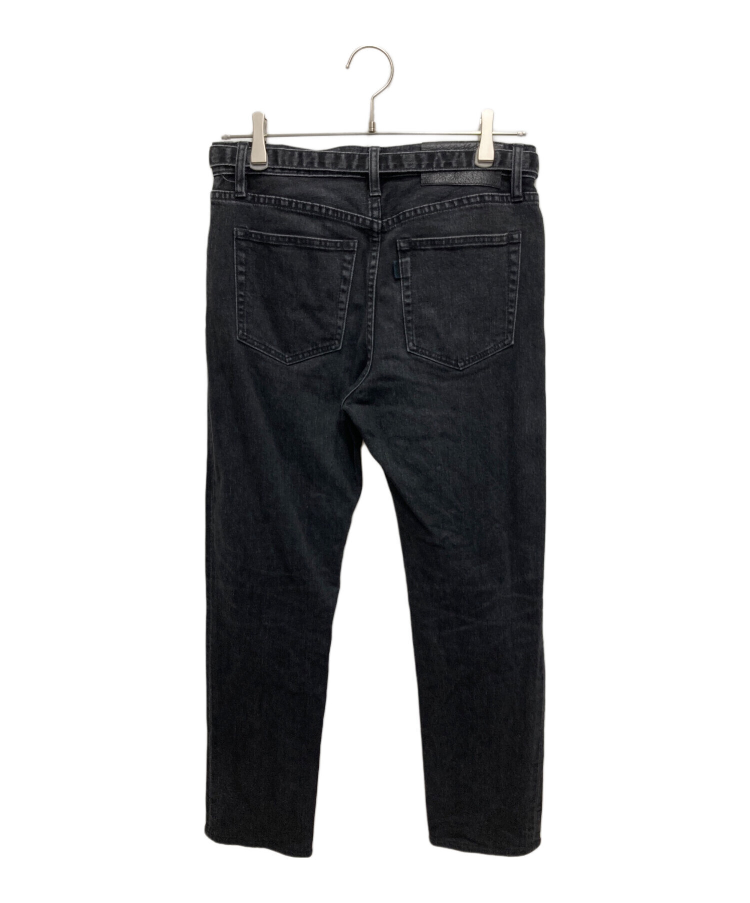 中古・古着通販】sacai (サカイ) Slim Tapered Denim Pants ブラック  