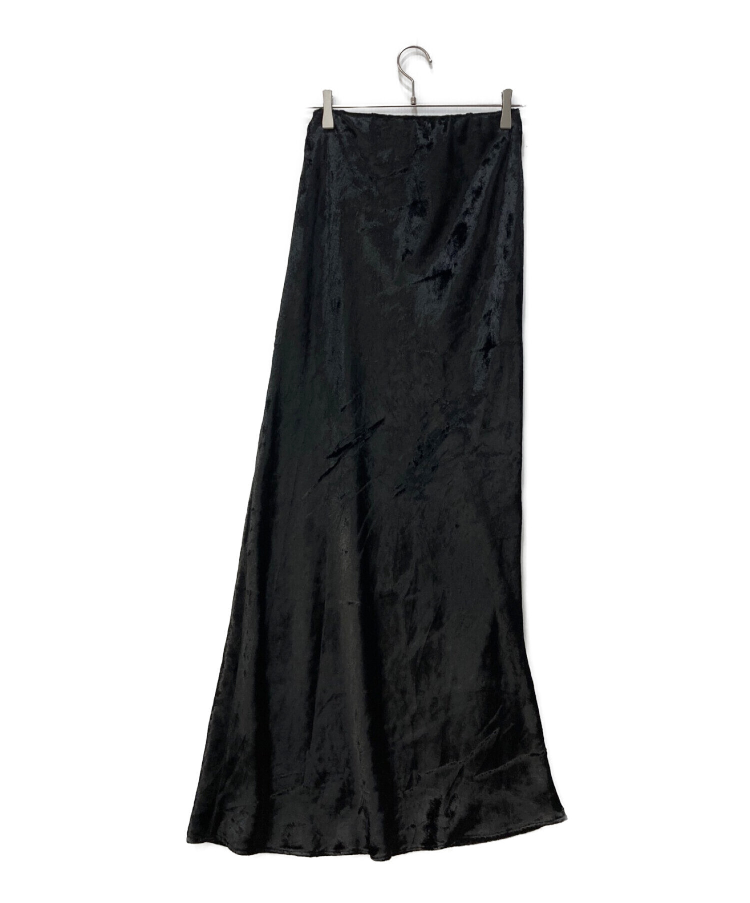 よろしくお願いいたします美品enof イナフ velvet long skirt ベロア ロングスカート